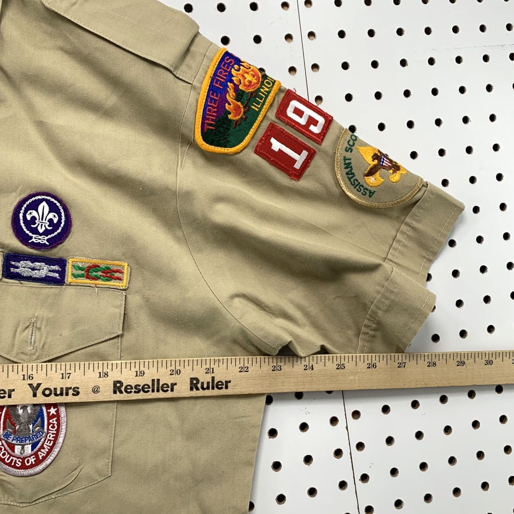 Vintage Vintage Boy Scouts of America Mens Shirt L Khaki Short Sleeve Size US L / EU 52-54 / 3 - 4 Thumbnail