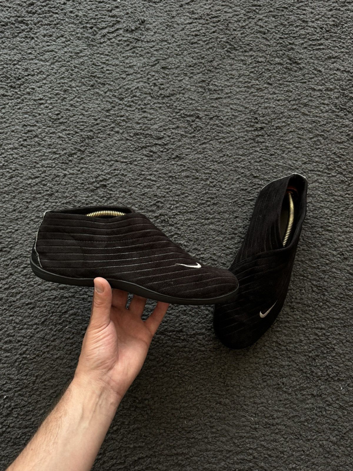 Vintage Vintage 00's Nike Kyoto Black Y2K Moc Sneakers Size US 8.5 / EU 41-42 - 3 Thumbnail