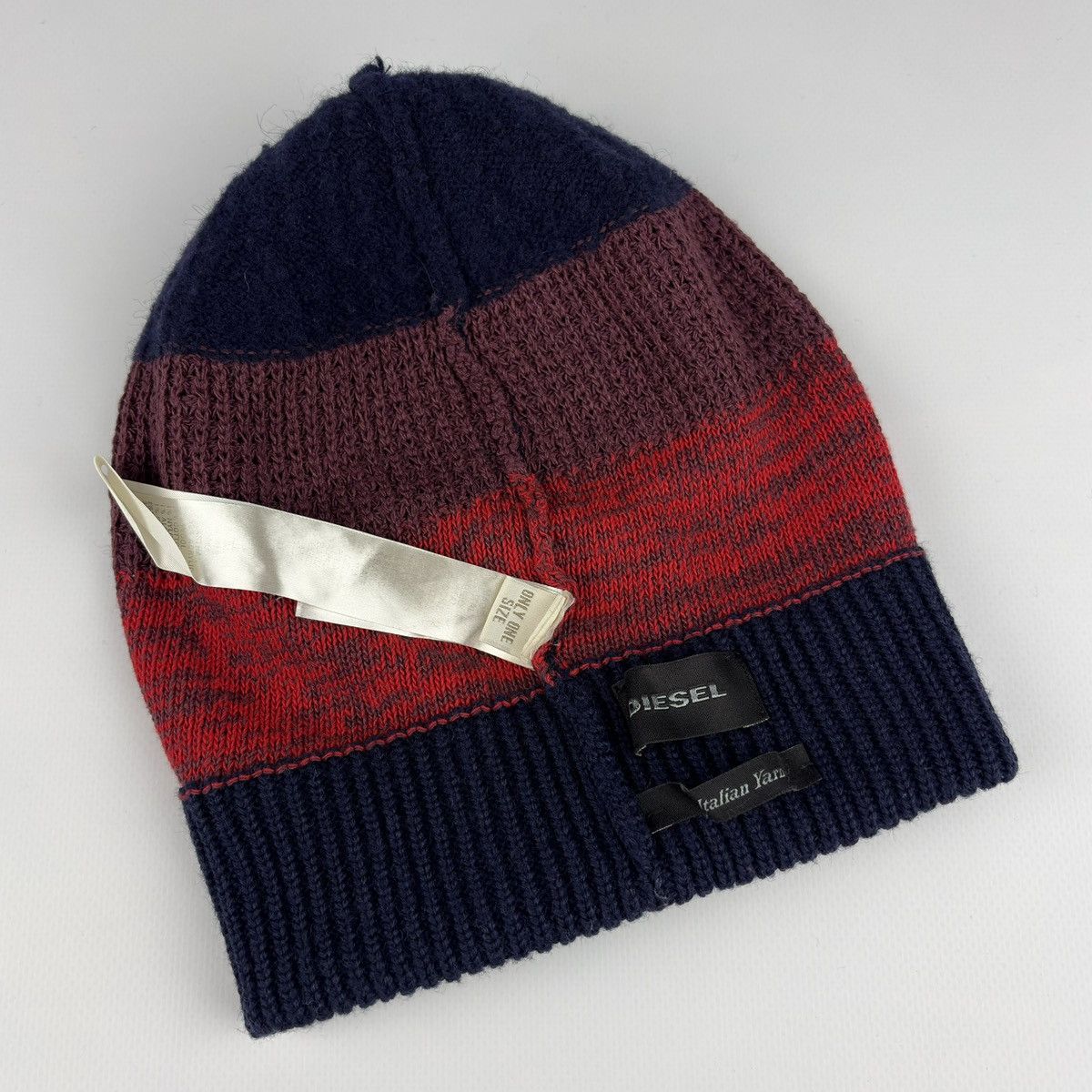 Diesel Diesel Vintage Knit Beanie Hat Size ONE SIZE - 5 Thumbnail