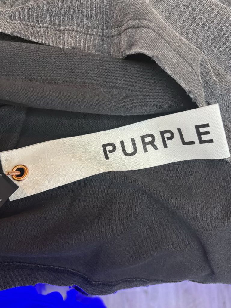 Purple Brand Purple "Heavy Jersey" Tee (BLACK/YELLOW) Size US L / EU 52-54 / 3 - 6 Thumbnail