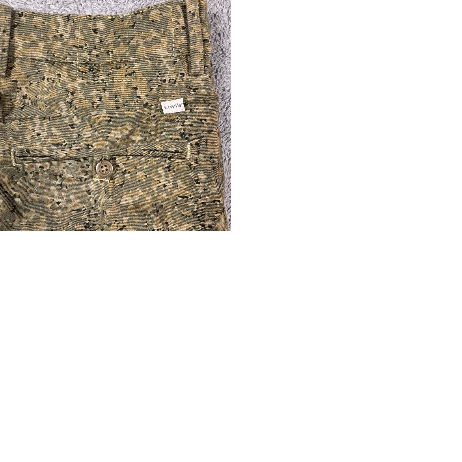 Levi's Levis Pants Mens 32x34 Camo Trouser Army Utility Baggy Work Military Fatigue Cargo Pants Mens Regular Green Camouflage Army Theme 90s? Size US 32 / EU 48 - 10 Thumbnail