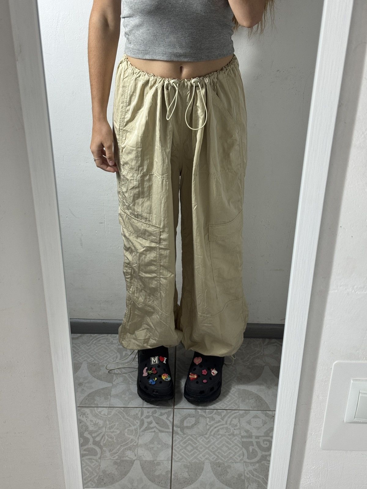 Other CARGO PARACHUTE 2000s PANTS Size 34" / US 12 / IT 48 - 4 Thumbnail