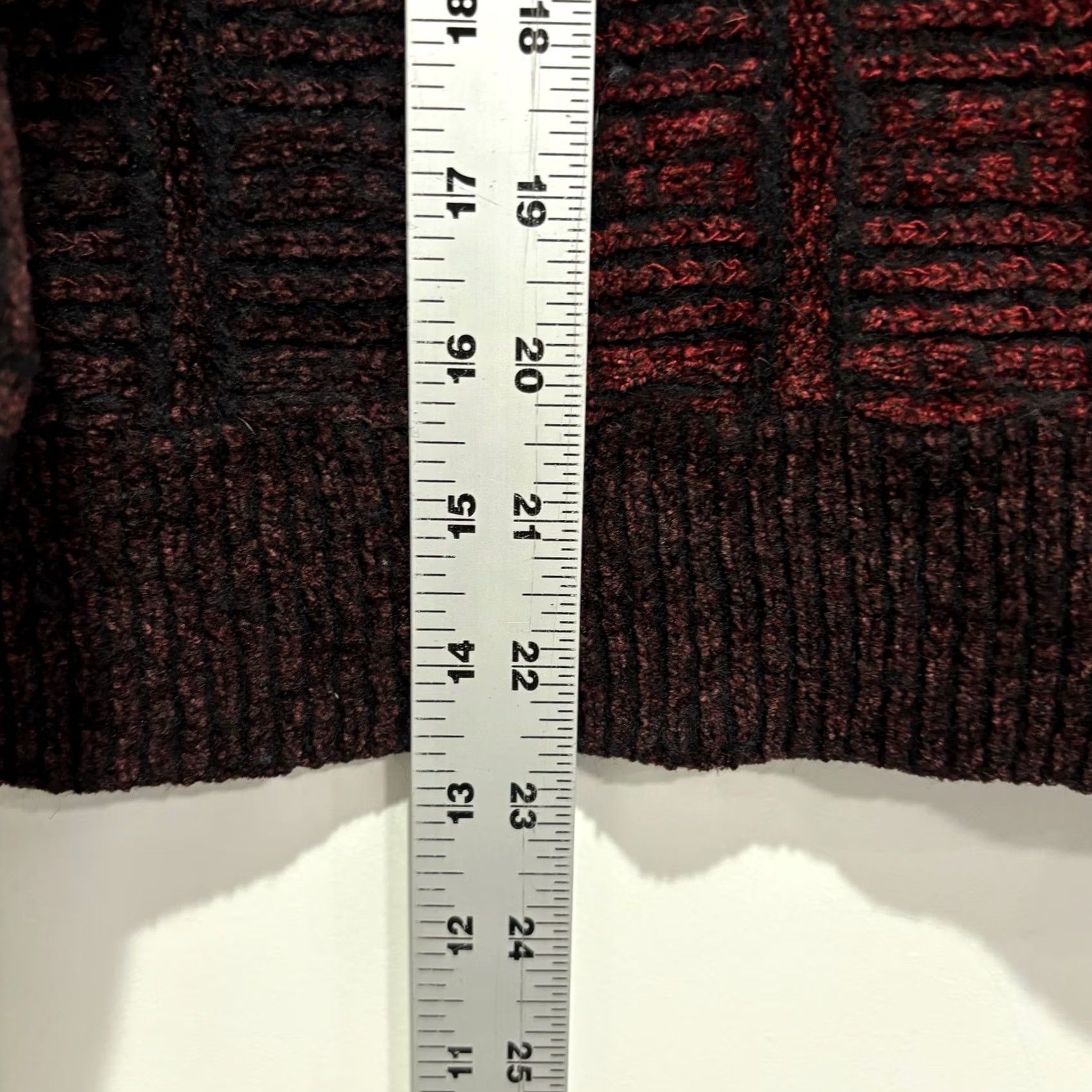 Jim Thompson Norm Thompson Sweater Striped Crewneck Burgundy Rust Black Large Size L / US 10 / IT 46 - 4 Thumbnail