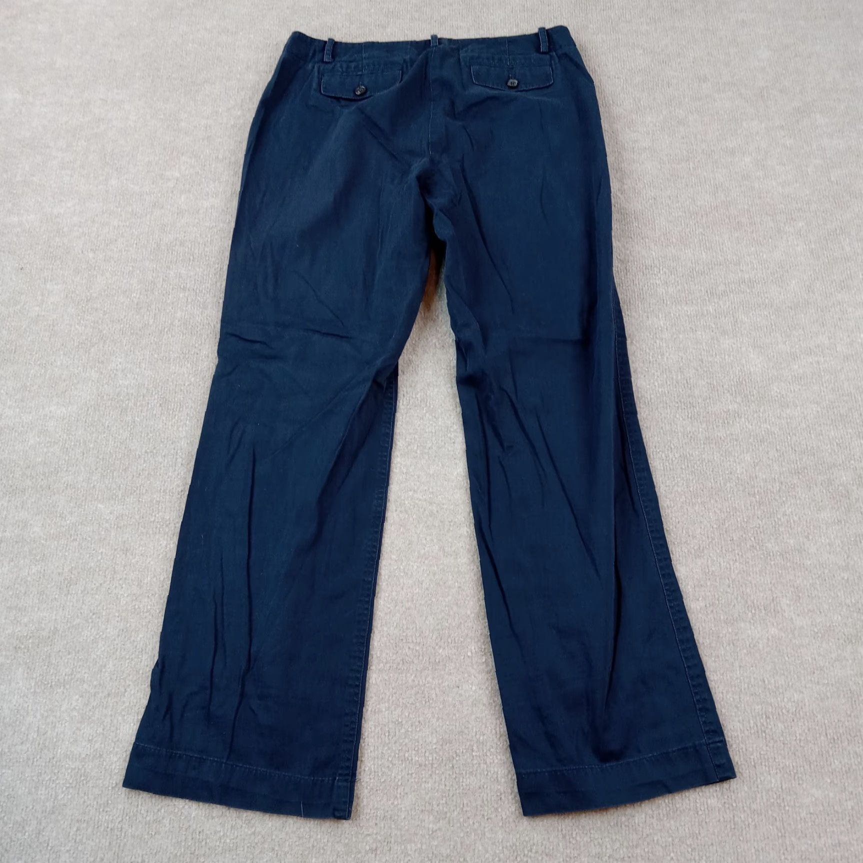 Brooks Brothers Brooks Brothers Dress Pants Womens Sz 10 Blue Lucia Fit 346 Straight Leg Stretch N/A Size 32" / US 10 / IT 46 - 8 Thumbnail