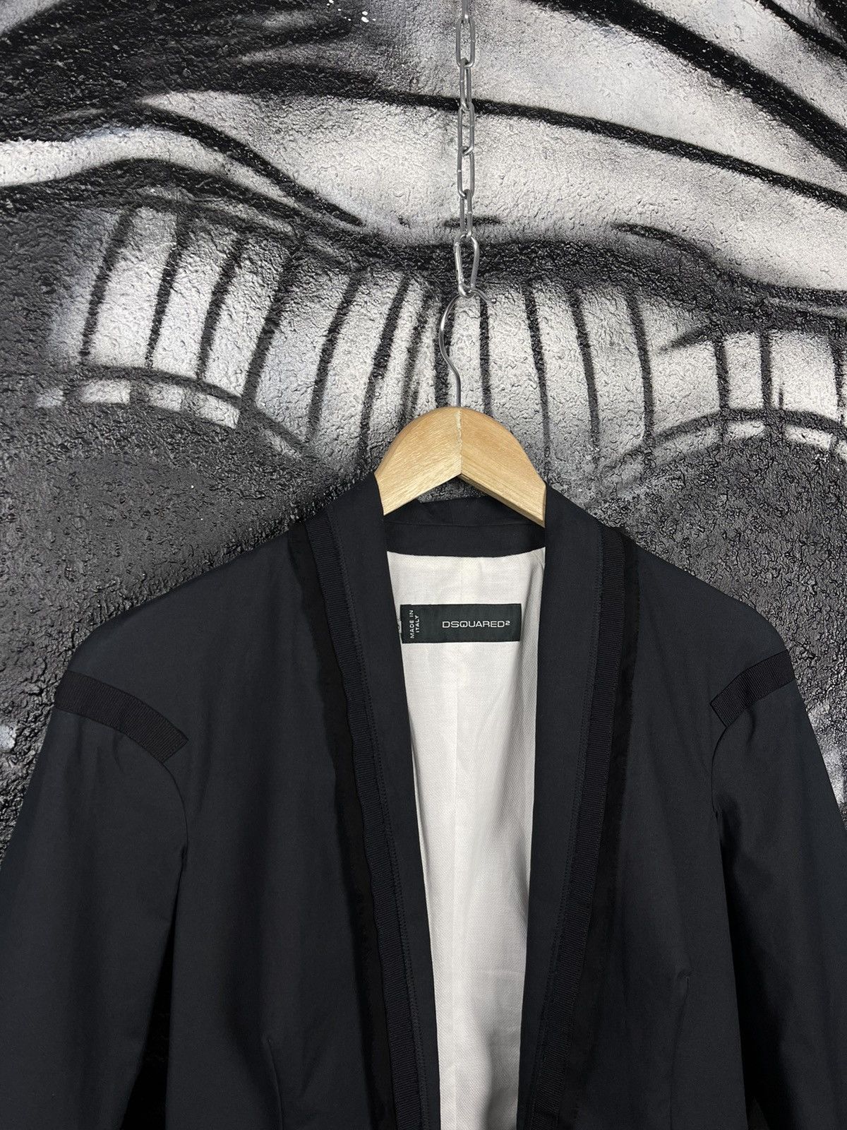 Dsquared2 × Vintage Dsquared2 Vintage Avant Garde Bleazer Women’s Size XS / US 0-2 / IT 36-38 - 3 Thumbnail