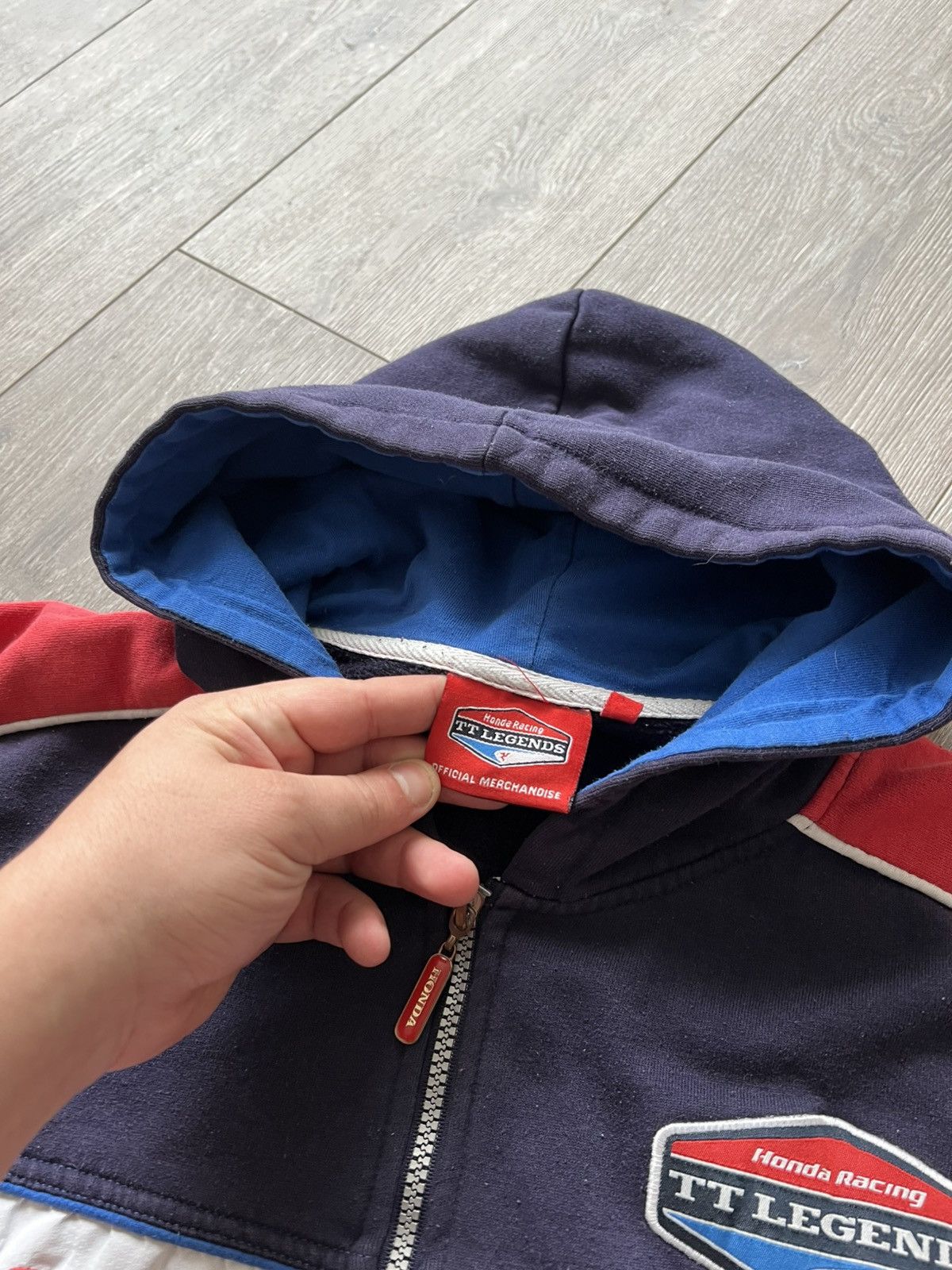 Honda Vintage Honda Racing Zip Hoodie Size US XL / EU 56 / 4 - 7 Thumbnail