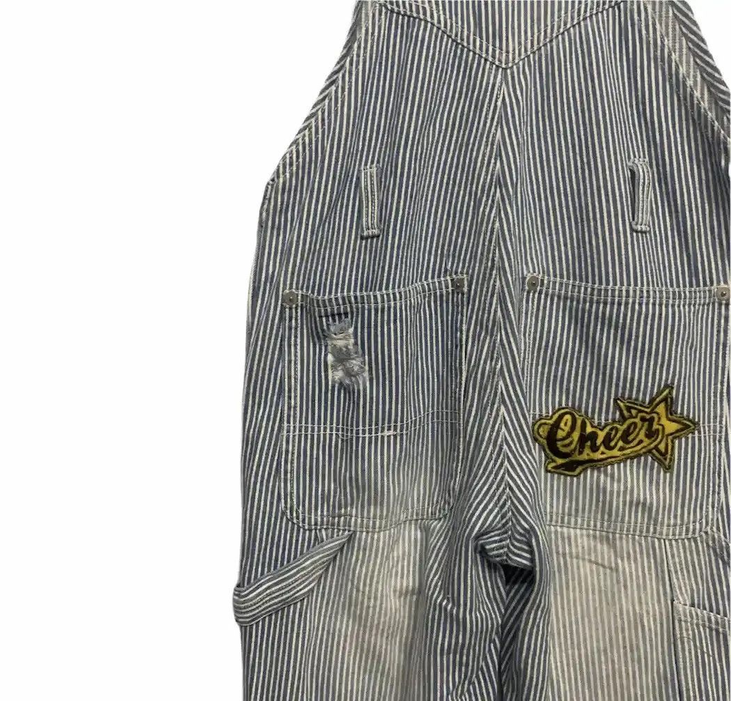 Hysteric Glamour JAPANESE VINTAGE 32x31 TROUSERS HICKORY STRIPED OVERALLS Size US 32 / EU 48 - 10 Thumbnail
