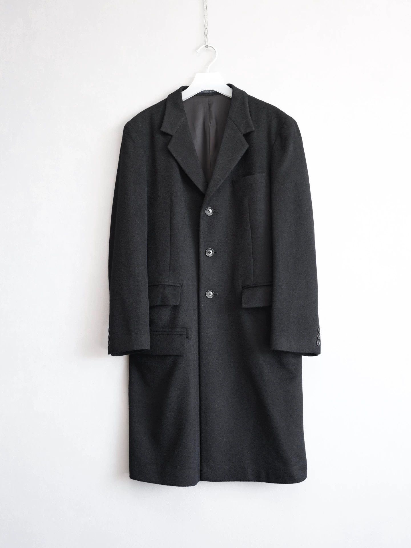 Yohji Yamamoto Yohji Yamamoto 23AW Regulation Dr.jkt Cashmere Coat Size US M / EU 48-50 / 2 - 1 Thumbnail
