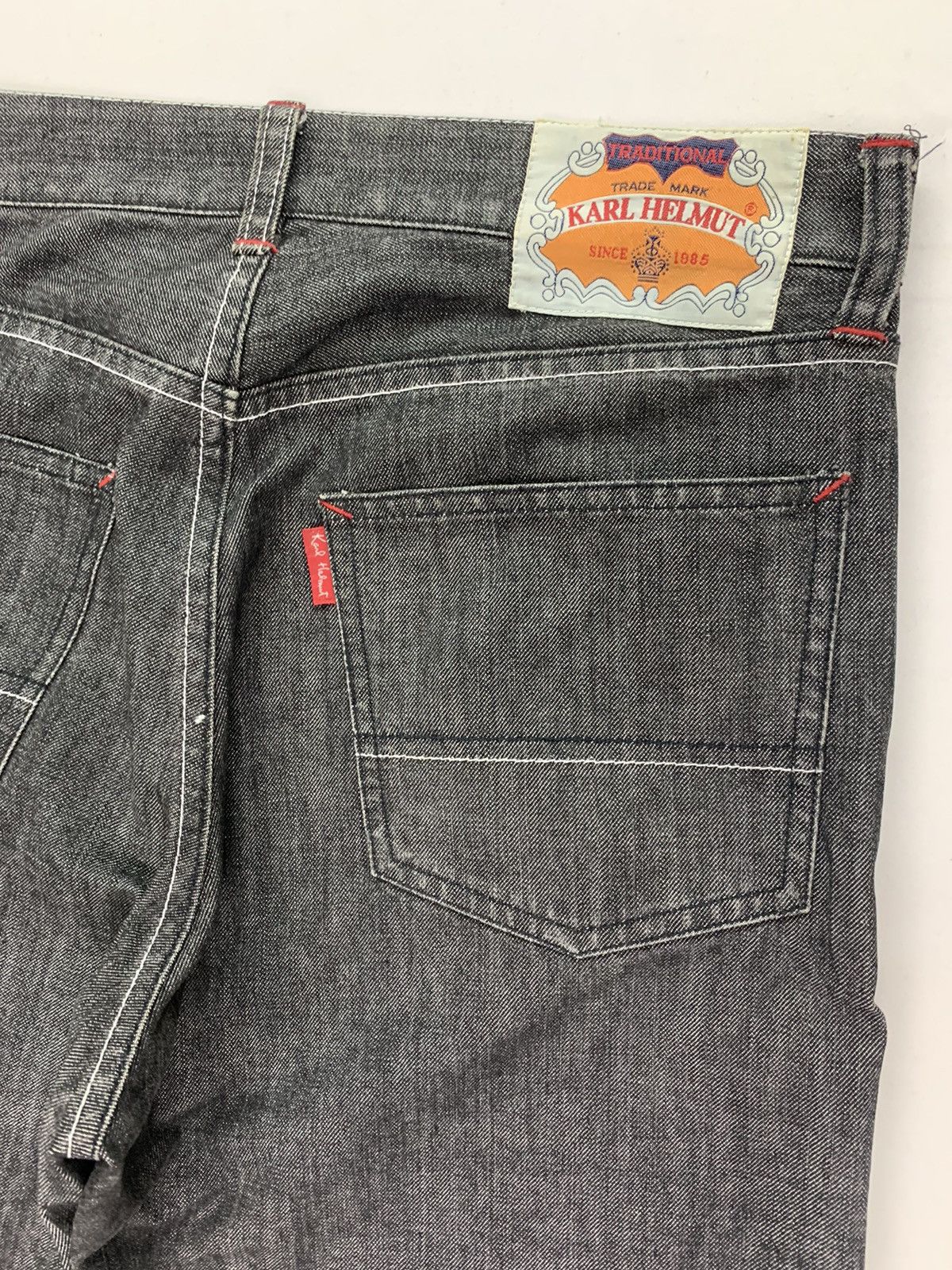Karl Helmut × Pink House × Vintage Vintage 90s Karl Helmut Embroided Jeans deadstock Size US 32 / EU 48 - 7 Thumbnail