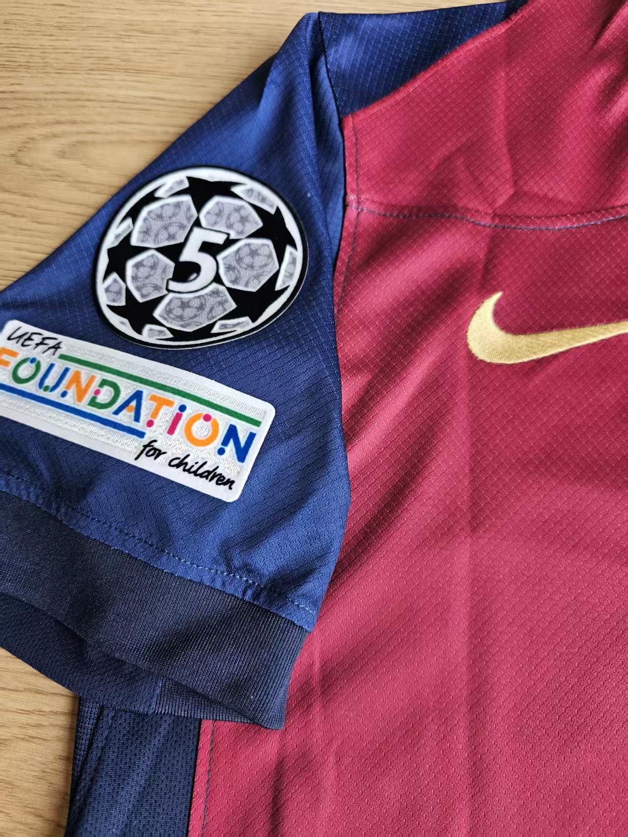 Other 2025 UEFA Champions Barcelona #19 Lamine Yamal Jersey Home Size US M / EU 48-50 / 2 - 4 Thumbnail