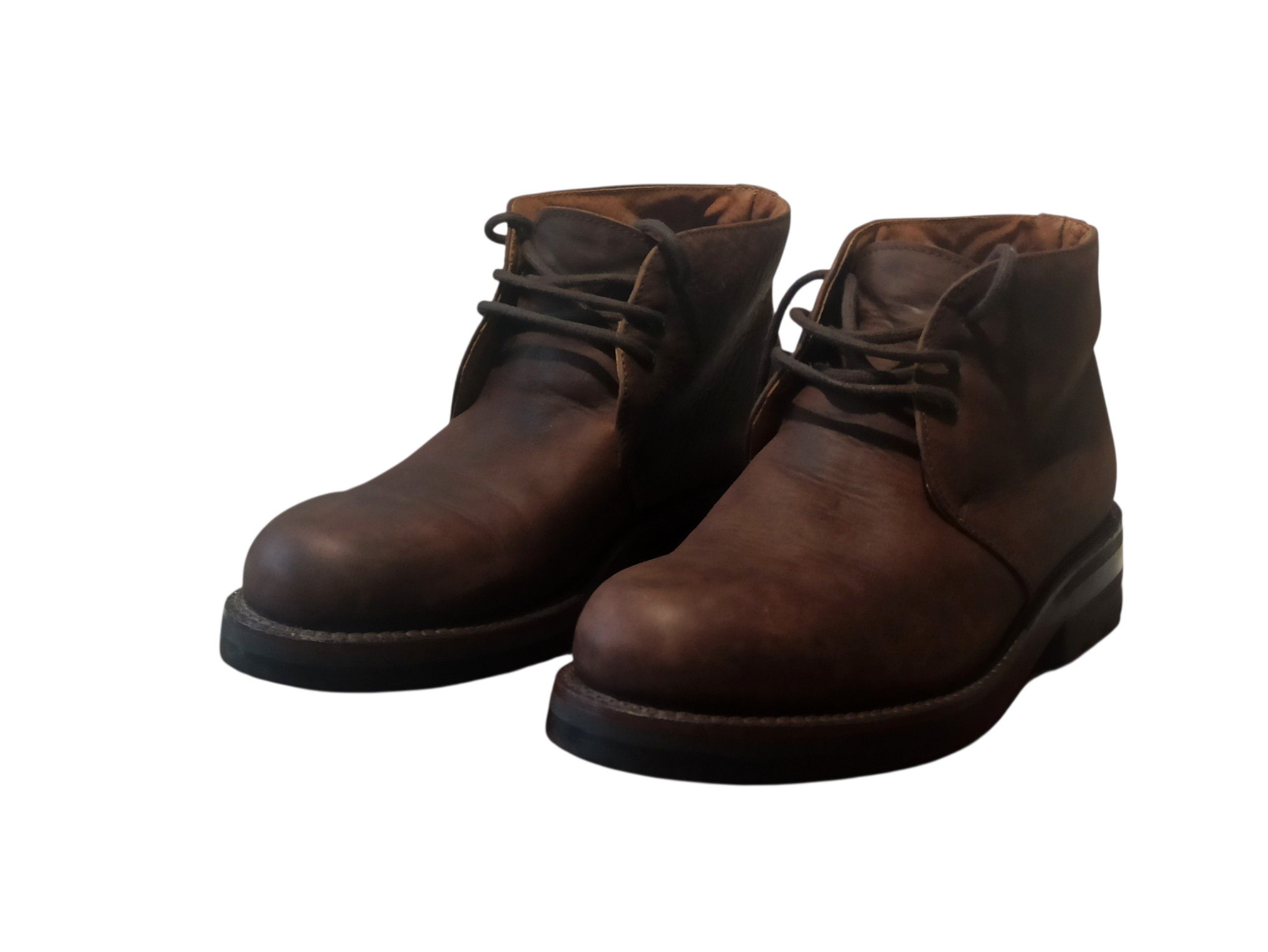 Other Rare Bronx Made in Italy Leather Desert Chukka Boots Size US 10 / EU 43 - 1 Thumbnail