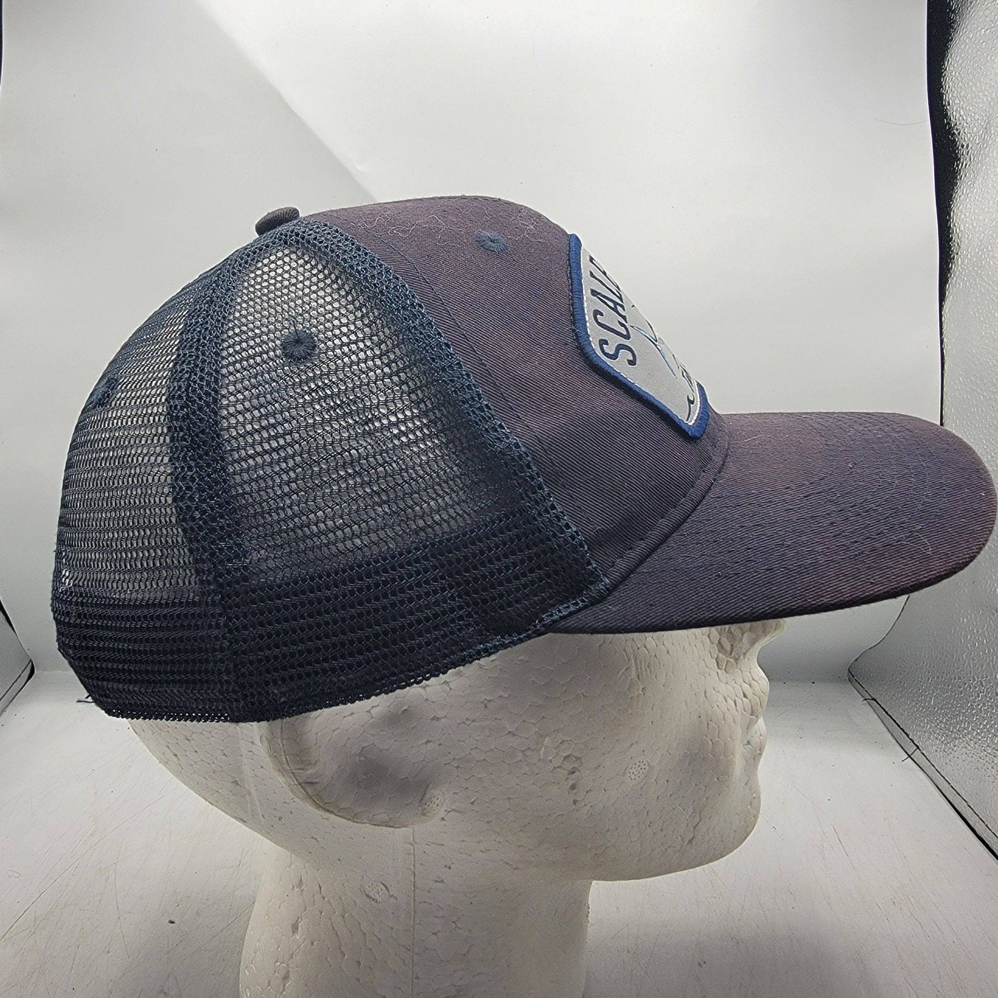 Other Scales Gear Fish The Rip Blue Trucker Hat Adjustable Snapbac Size ONE SIZE - 4 Thumbnail
