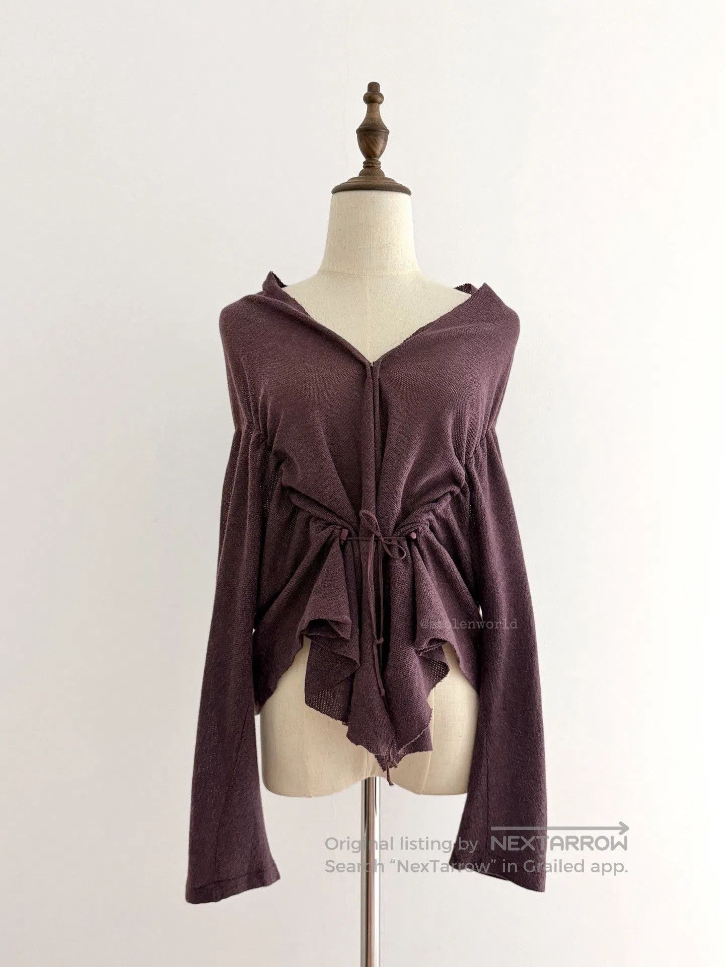 Yohji Yamamoto Yohji Yamamoto Y's Drawstring Top. Size L / US 10 / IT 46 - 3 Thumbnail