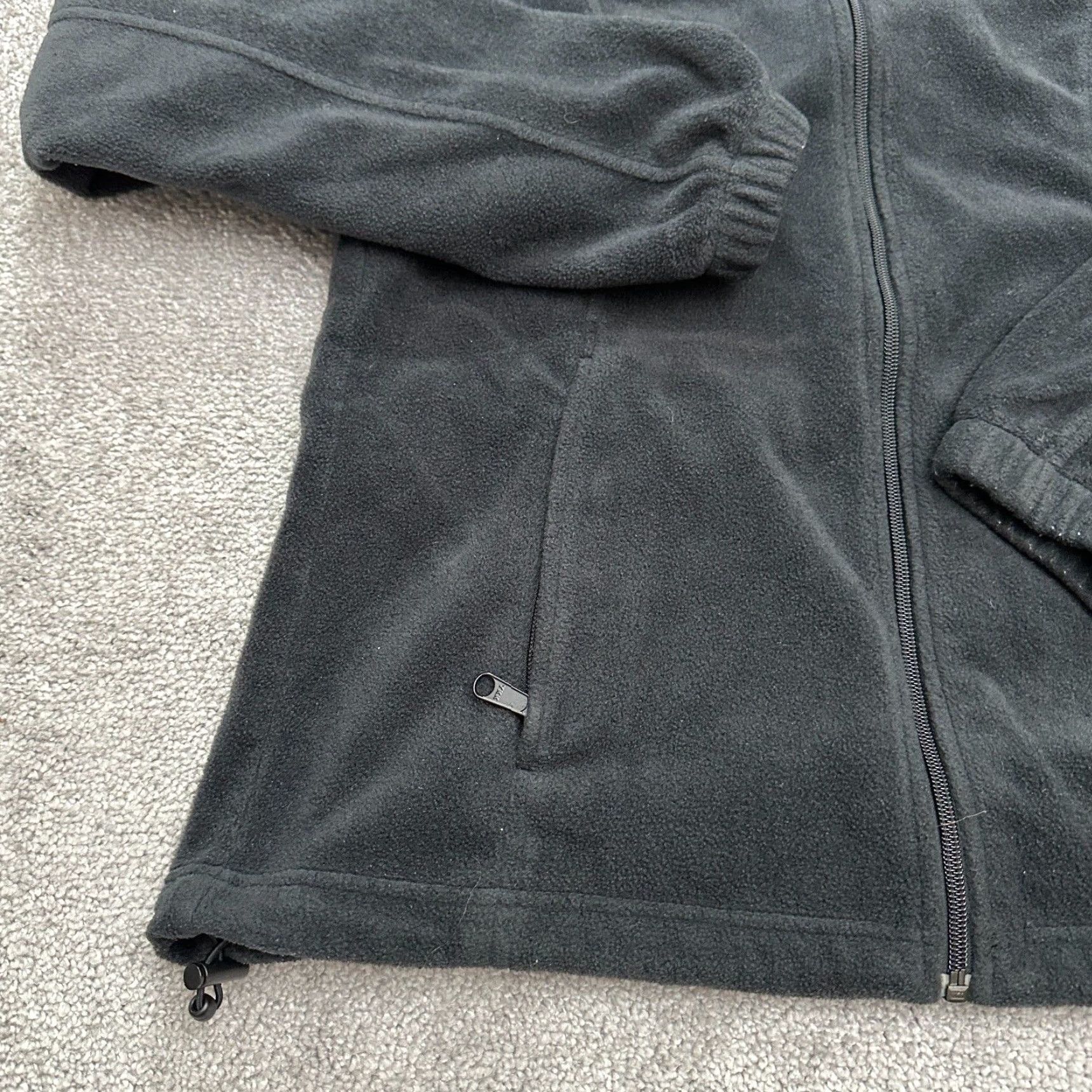 Vintage Columbia Jacket Women's Benton Springs Fleece Full Zip Black L Outdoor Casual Winter Spring Summer Fall Pockets Logo Size L / US 10 / IT 46 - 4 Thumbnail