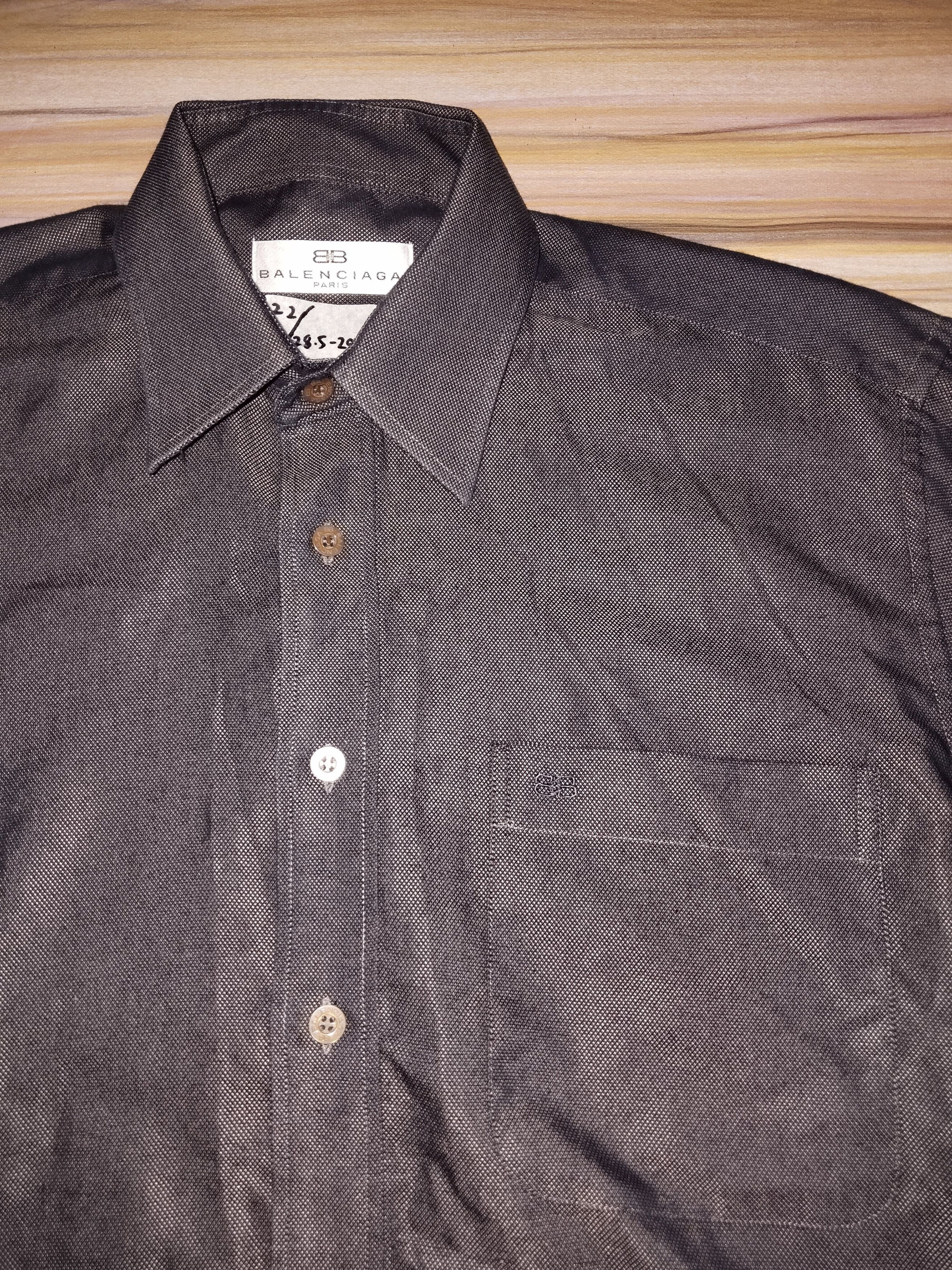 Balenciaga Vintage BALENCIAGA Flannel Size US M / EU 48-50 / 2 - 2 Thumbnail