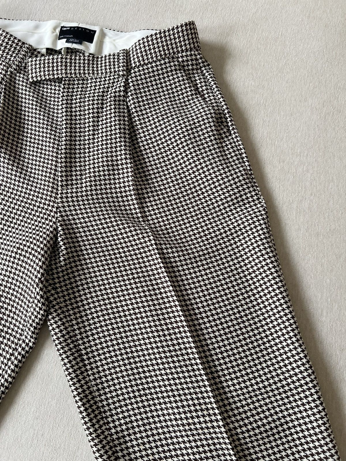 Asos Cool dark-brown houndstooth pants Size US 32 / EU 48 - 5 Thumbnail