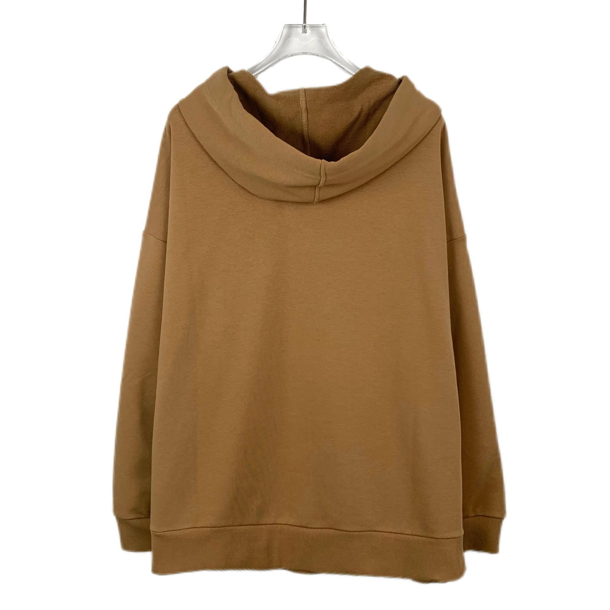 Max Mara MaxMara Leisure Brown Cotton Blend Hooded Drawstring Hoodie Size L / US 10 / IT 46 - 2 Thumbnail