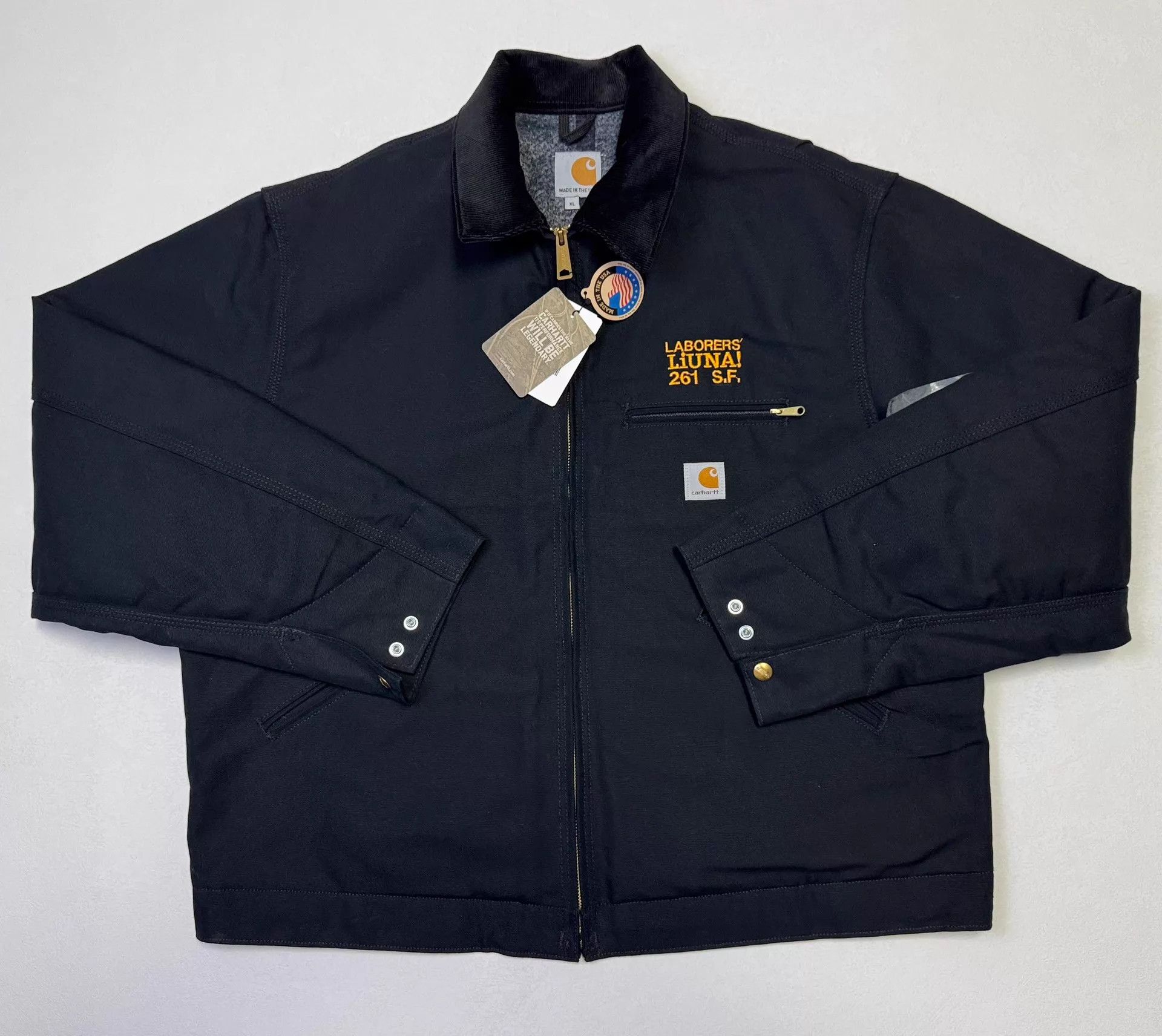Carhartt Vintage Carhartt J001 Detroit Jacket XL Black Size US XL / EU 56 / 4 - 1 Thumbnail