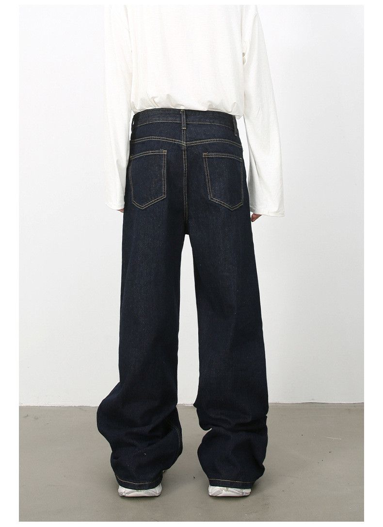 Japanese Brand × Jean American retro high street loose straight jeans for men Size US 32 / EU 48 - 7 Thumbnail