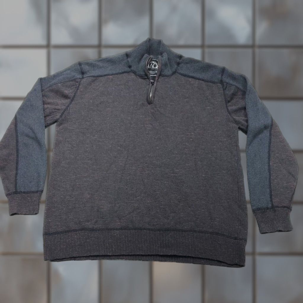 Vintage BKE Buckle Black Adult Sweater XL 1/4 Zip Pullover Athletic Fit Mens Knit Style Pullover Casual Long Sleeve Mock Neck Pockets Solid Size US XL / EU 56 / 4 - 1 Thumbnail