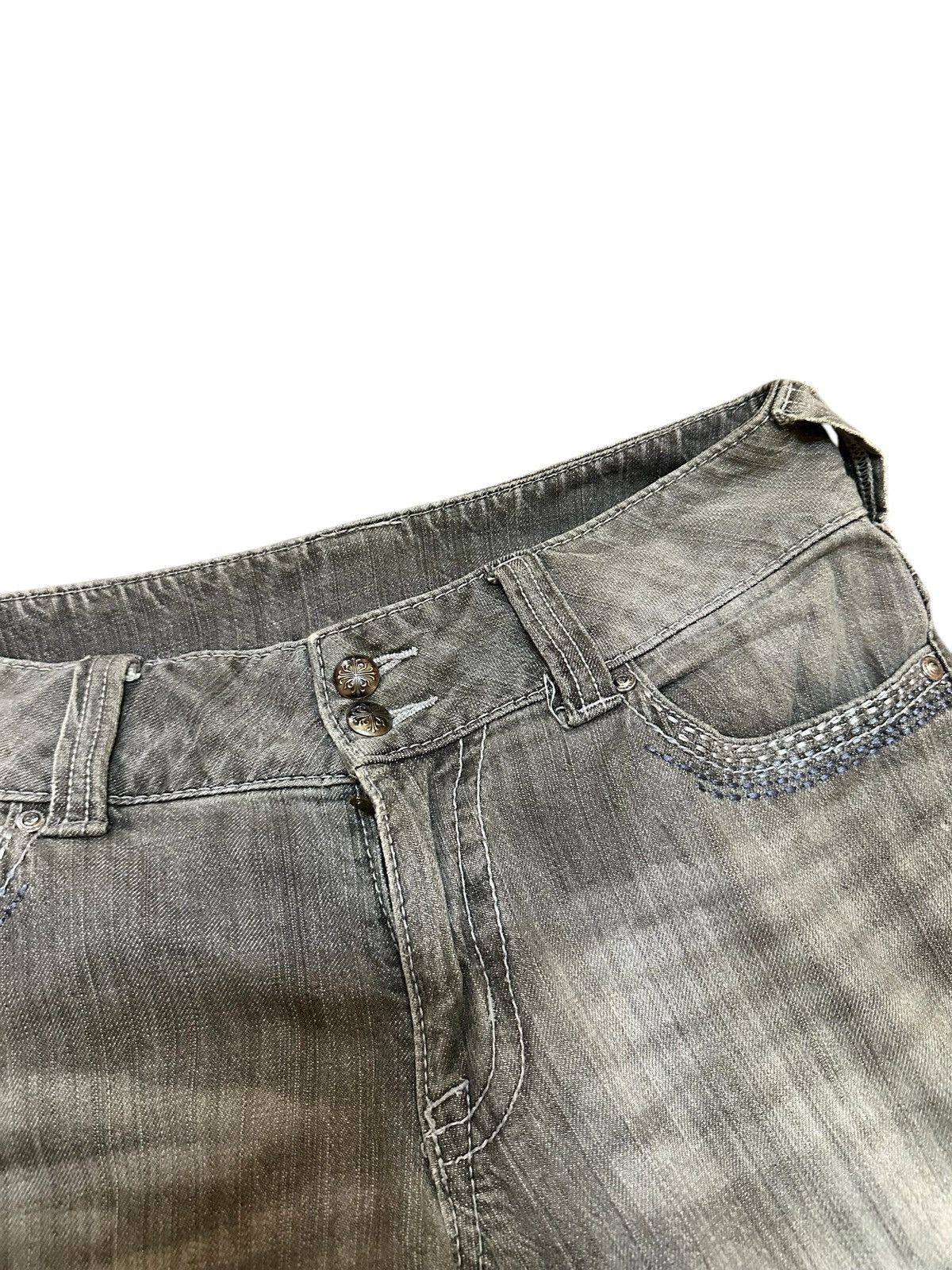 Japanese Brand japanese brand baggy pants distress Size US 33 - 3 Thumbnail