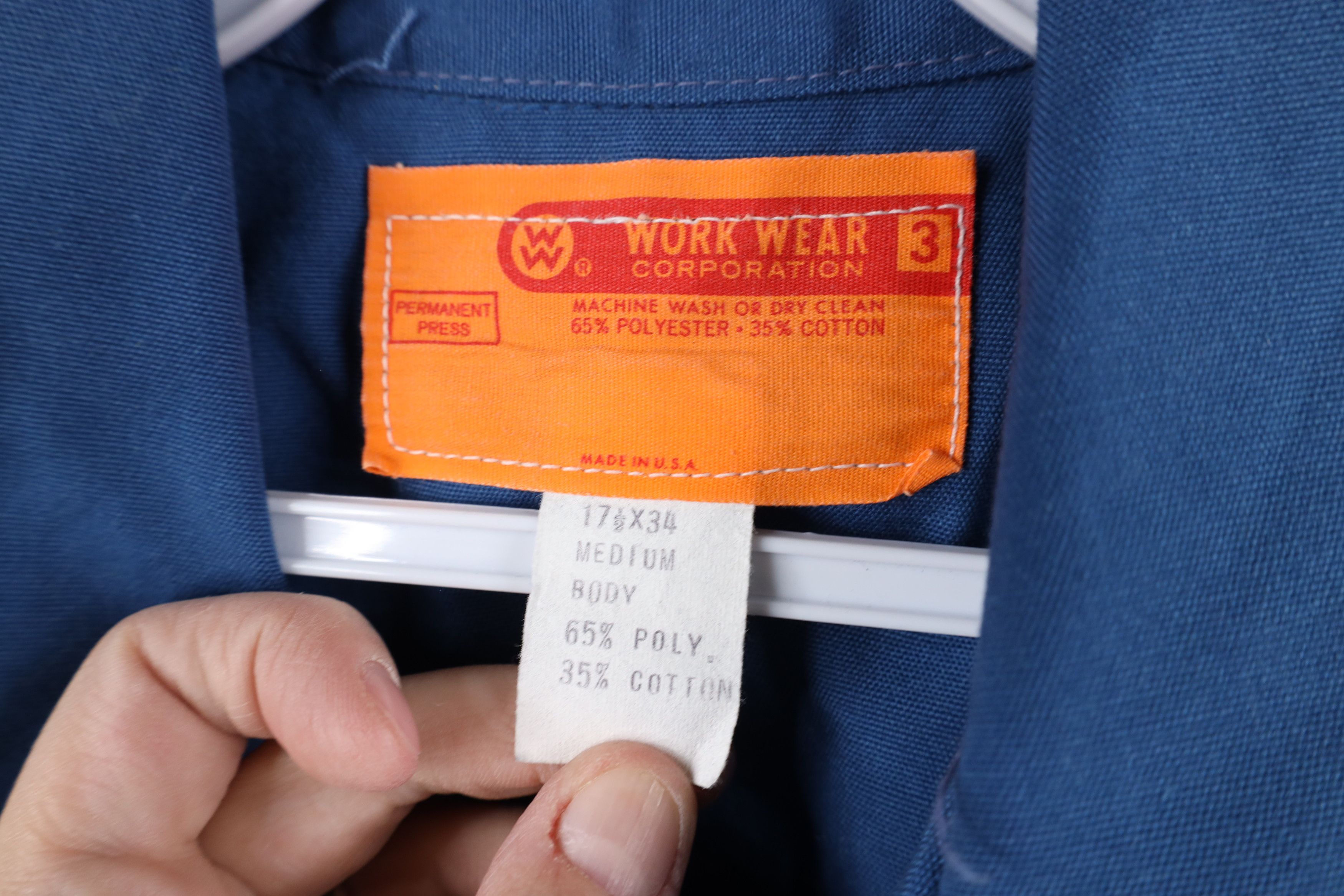 Vintage Vintage 70s Streetwear Workwear Mechanic Button Shirt Jacket Size US M / EU 48-50 / 2 - 9 Thumbnail
