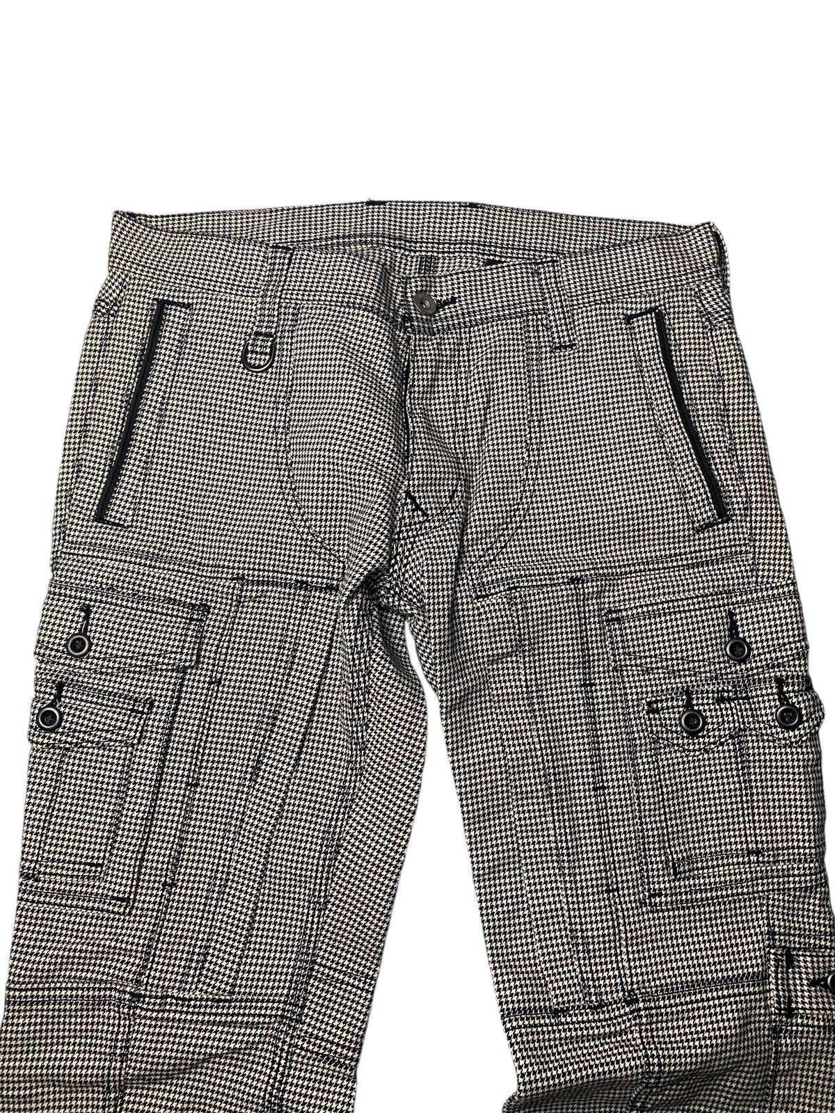 If Six Was Nine 2000's Hideaways Nicole Cargo Tuxedo Pinstripe Pants Size US 30 / EU 46 - 3 Thumbnail