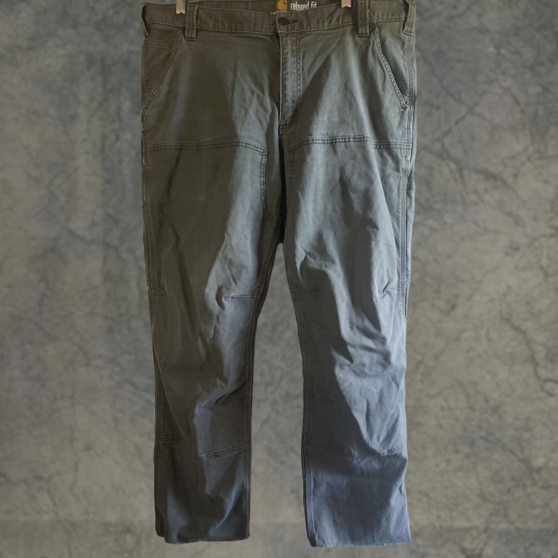 Carhartt Carhartt Dungaree Fit Men’s Size 38 x 28 Green Work Carpenter Pants Size US 38 / EU 54 - 1 Thumbnail