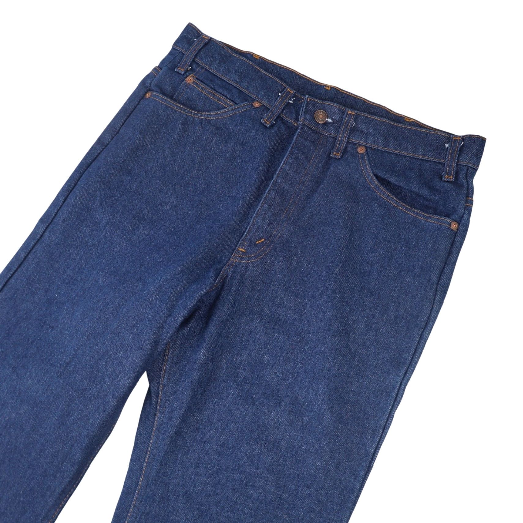 JCPenney VINTAGE JCPenney Jeans Denim True Vintage Mens 33x30 Blue Flared Pocket Jeans Mens Regular 9/10 Blue Size US 33 - 2 Thumbnail