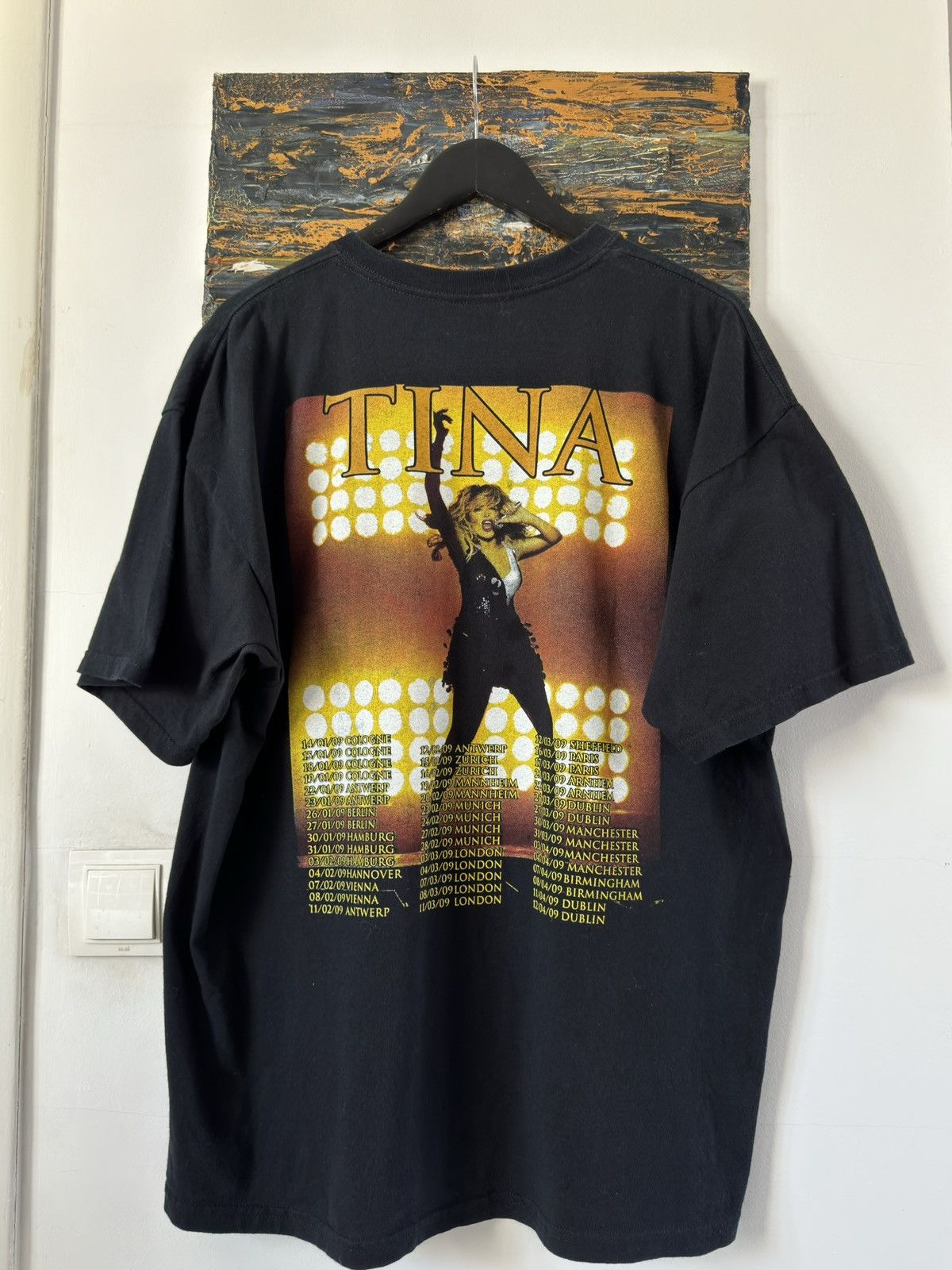 Band Tees × Vintage Vintage Tina Turner 2009 Tour T Shirt Size US XL / EU 56 / 4 - 4 Thumbnail
