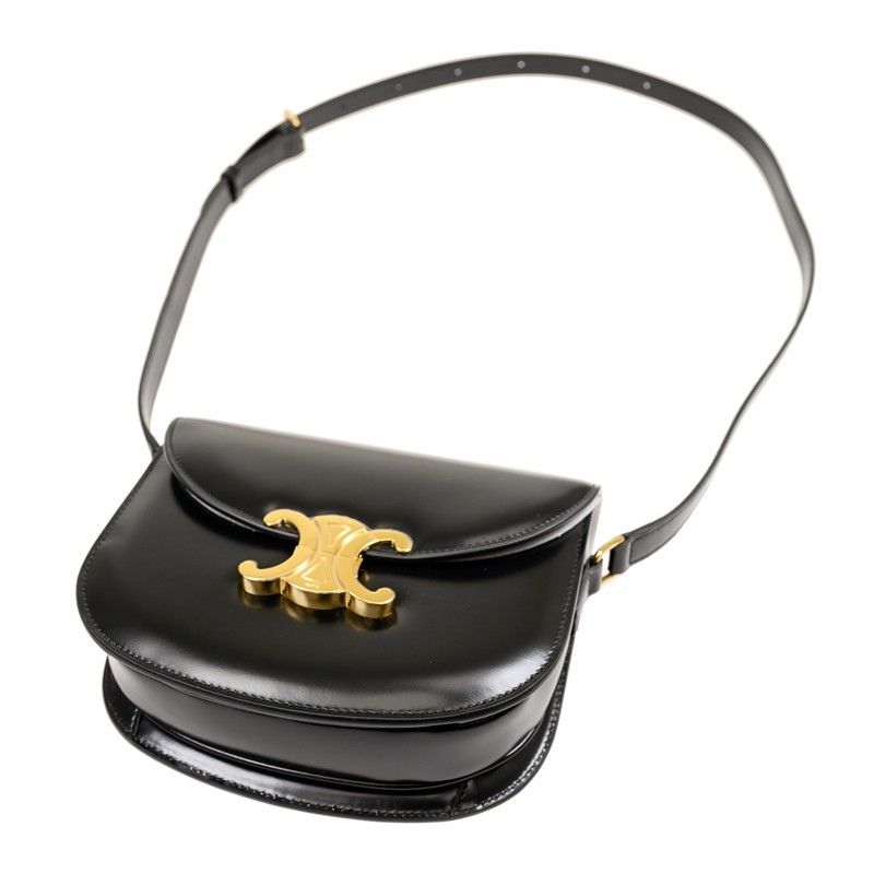 Celine o1w1db10326 110413BF4 Size:OS/Besace Crossbody Bag in Black Size ONE SIZE - 3 Thumbnail