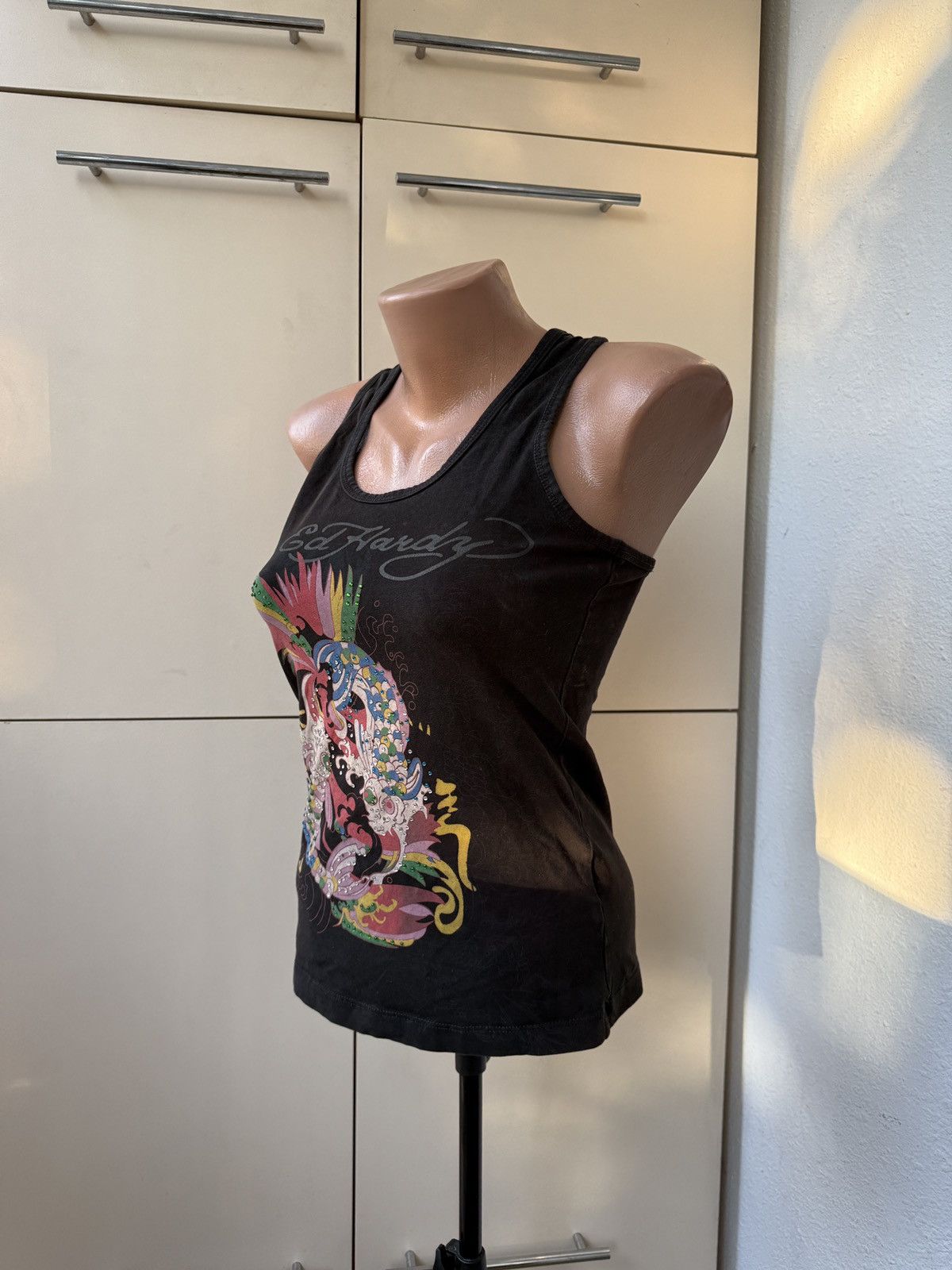 Ed Hardy Vintage Ed Hardy Tank Top faded Fish Size S / US 4 / IT 40 - 1 Thumbnail