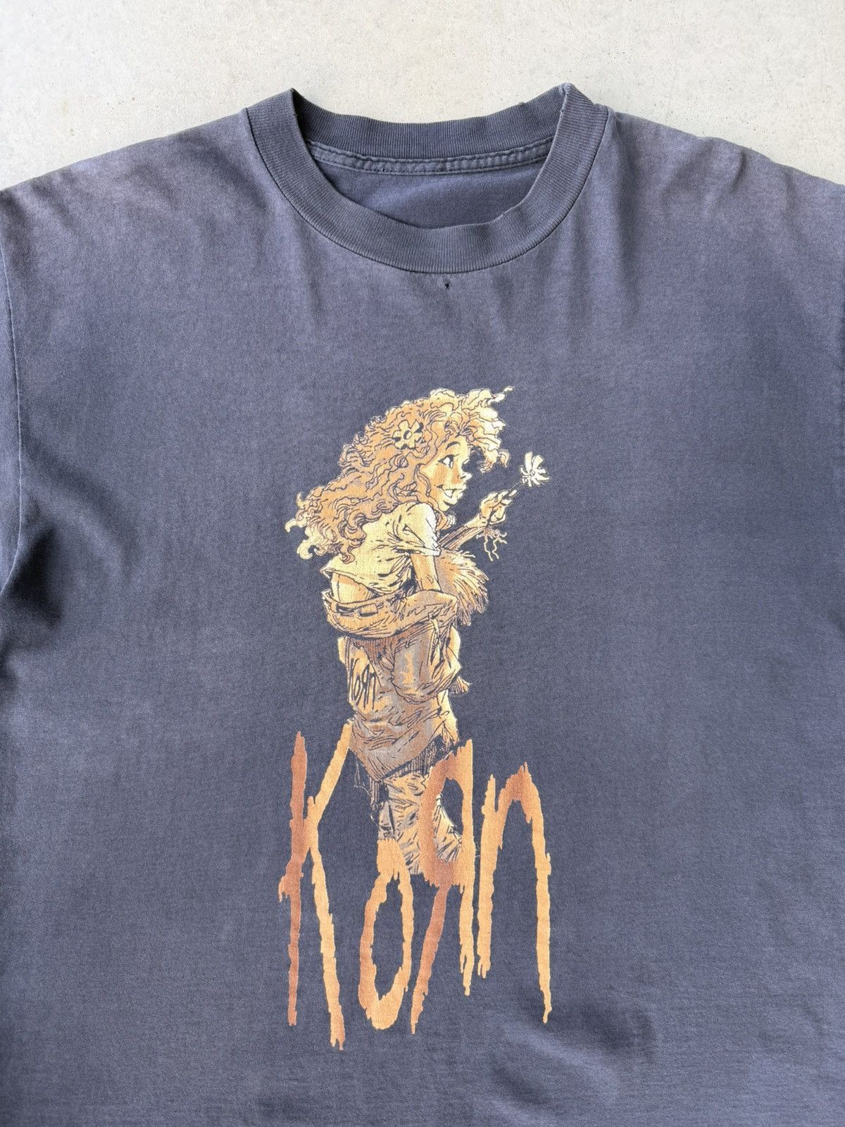 Band Tees × Vintage Vintage 90s Faded Korn Follow The Leader Album Promo T-Shirt Size US XL / EU 56 / 4 - 3 Thumbnail