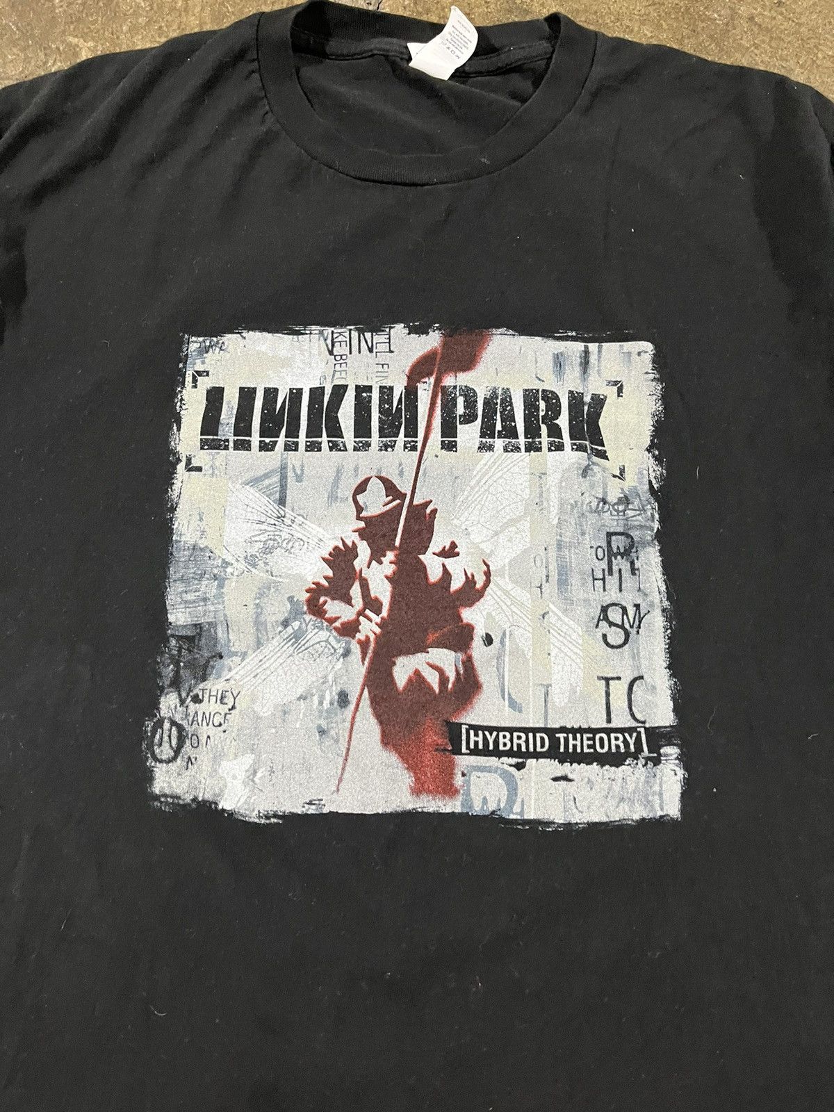 Band Tees × Vintage CRAZY VINTAGE LINKIN PARK Y2K HYBRID THEORY RARE BAND TEE Size US XL / EU 56 / 4 - 3 Thumbnail