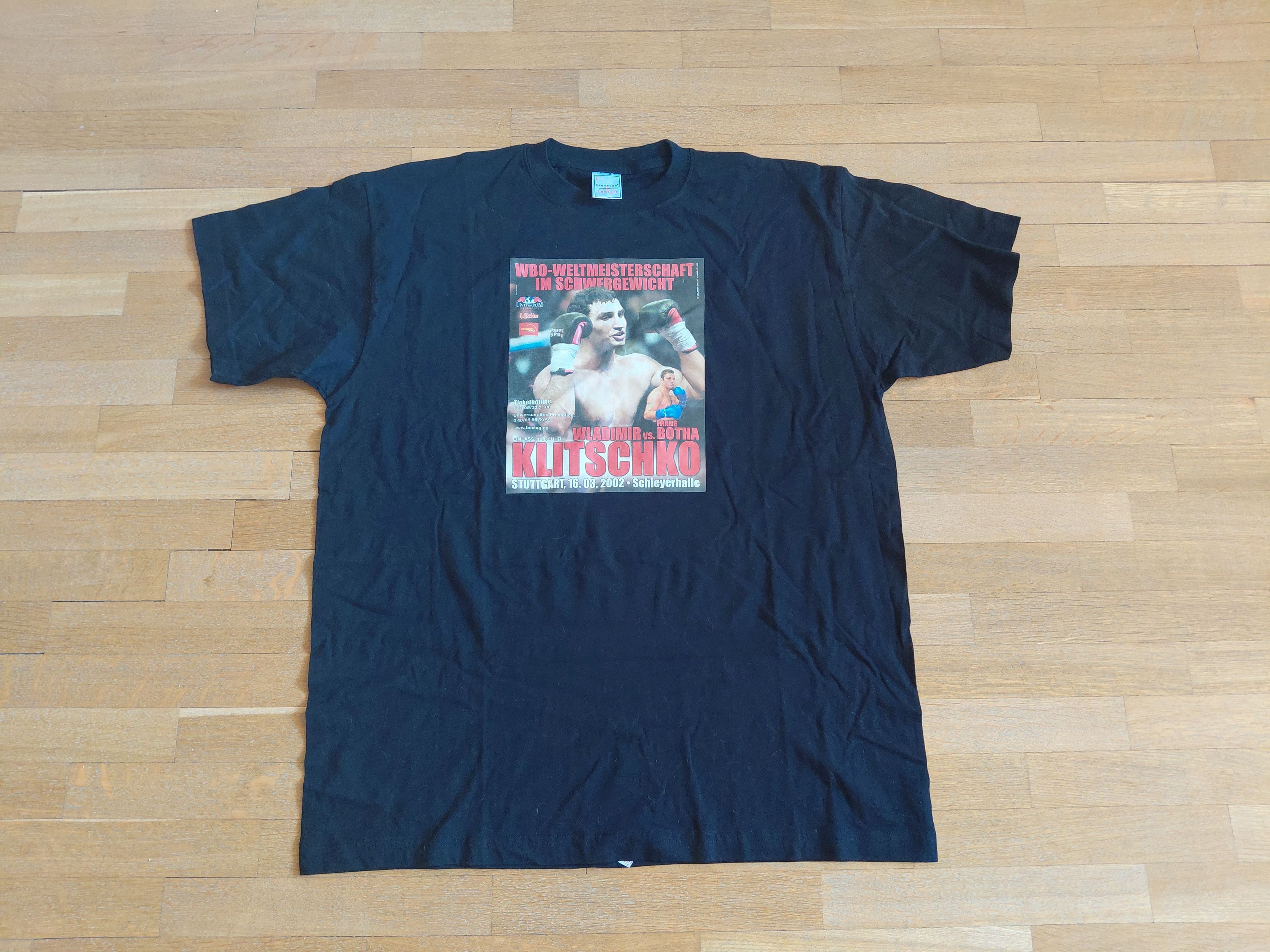 Vintage Klitschko vs Botha Box Boxing WBO Heavyweight Title 2002 XL Size US XL / EU 56 / 4 - 1 Thumbnail