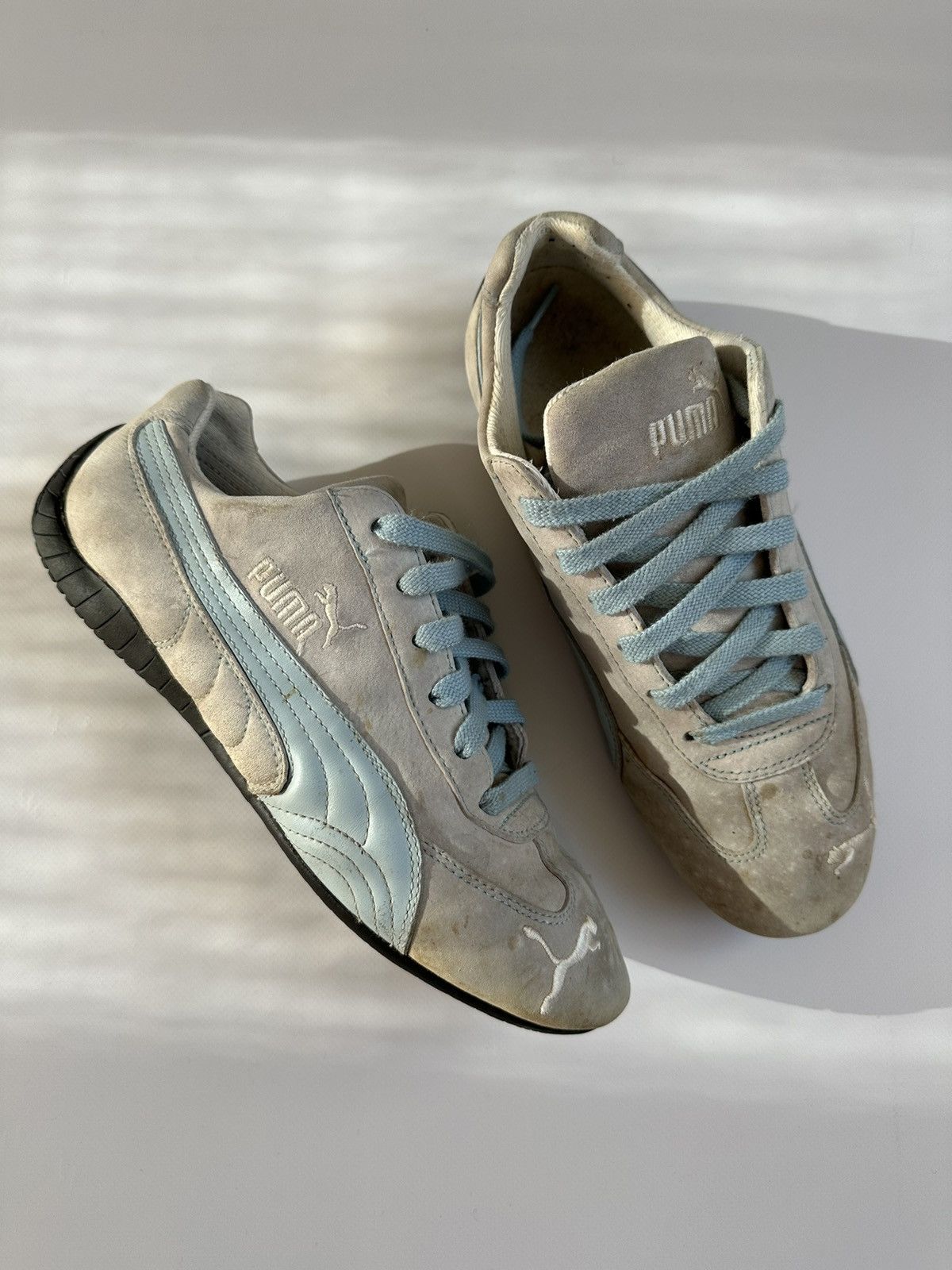 Other Vintage Puma Speedcat Blue Logo Sneakers Hype 90s Size US 7.5 / EU 40-41 - 2 Thumbnail