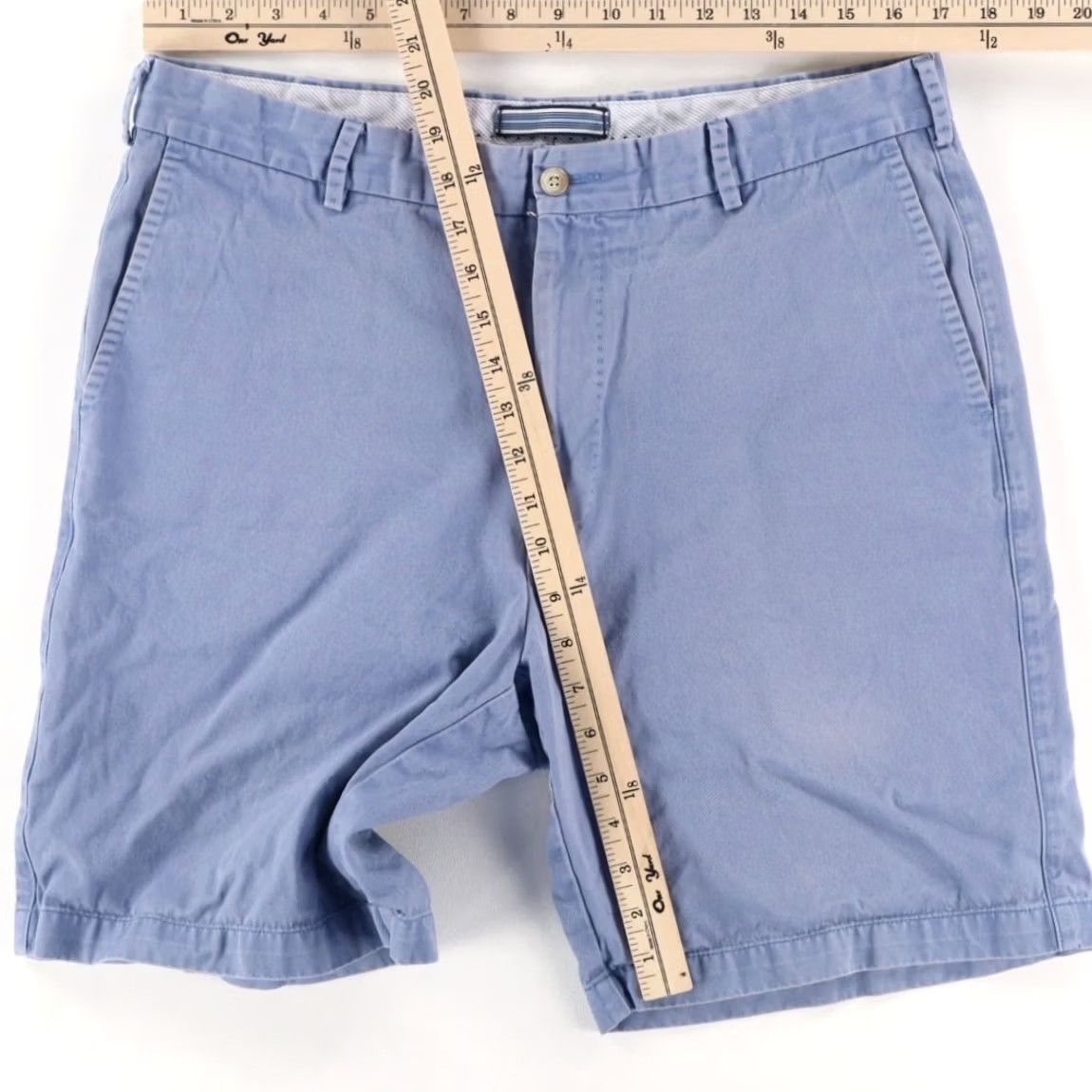 Peter Millar Peter Millar Pima Cotton Khaki Chino Shorts Blue Men's 36 Size US 36 / EU 52 - 3 Thumbnail