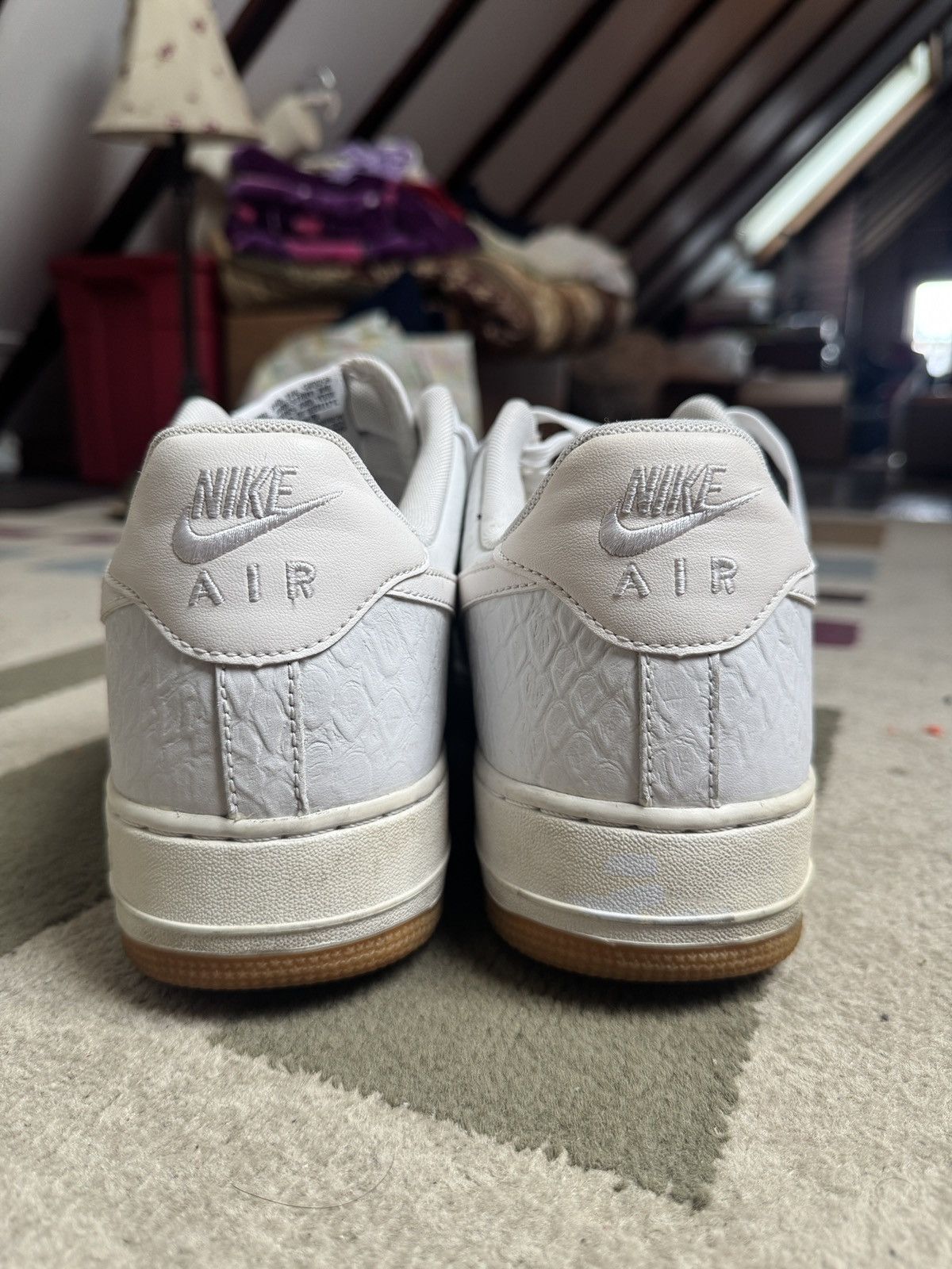 Nike Nike Air Force 1 Low '07 LV8 'Croc White Gum Size US 13 / EU 46 - 3 Thumbnail