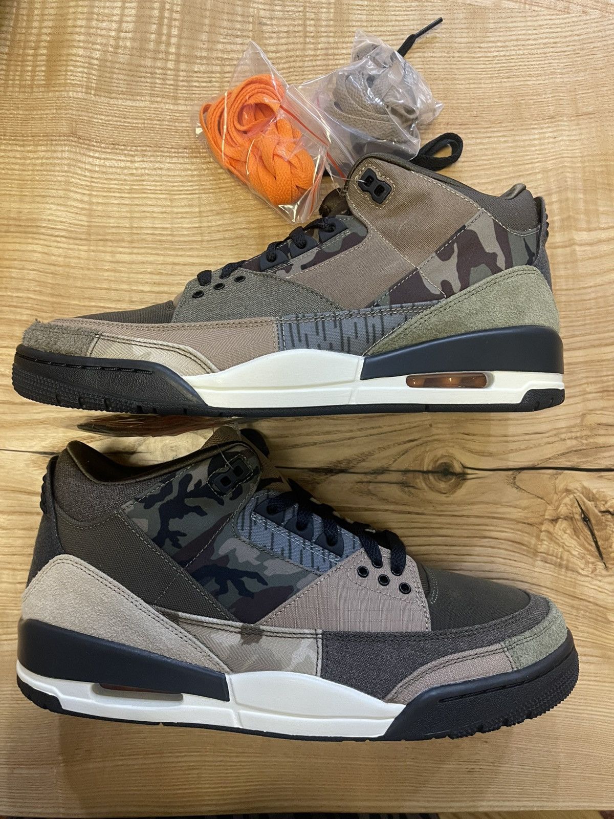 Jordan Brand Nike Air Jordan 3 Patchwork Camo Size US 10 / EU 43 - 1 Thumbnail