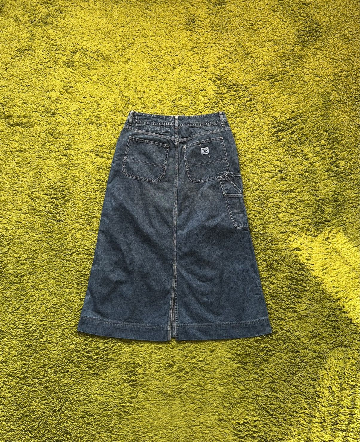 Diesel Diesel 2000s vintage carpenter denim maxi skirt Y2K Size 28" / US 6 / IT 42 - 1 Thumbnail