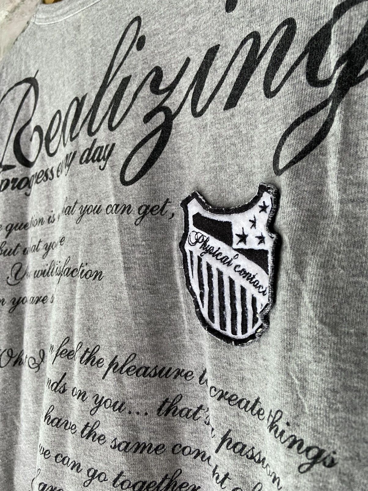 If Six Was Nine REALIZING MY PROGRESS EVERYDAY DOUBLE LAYER LONG SLEEVE Size US M / EU 48-50 / 2 - 10 Thumbnail