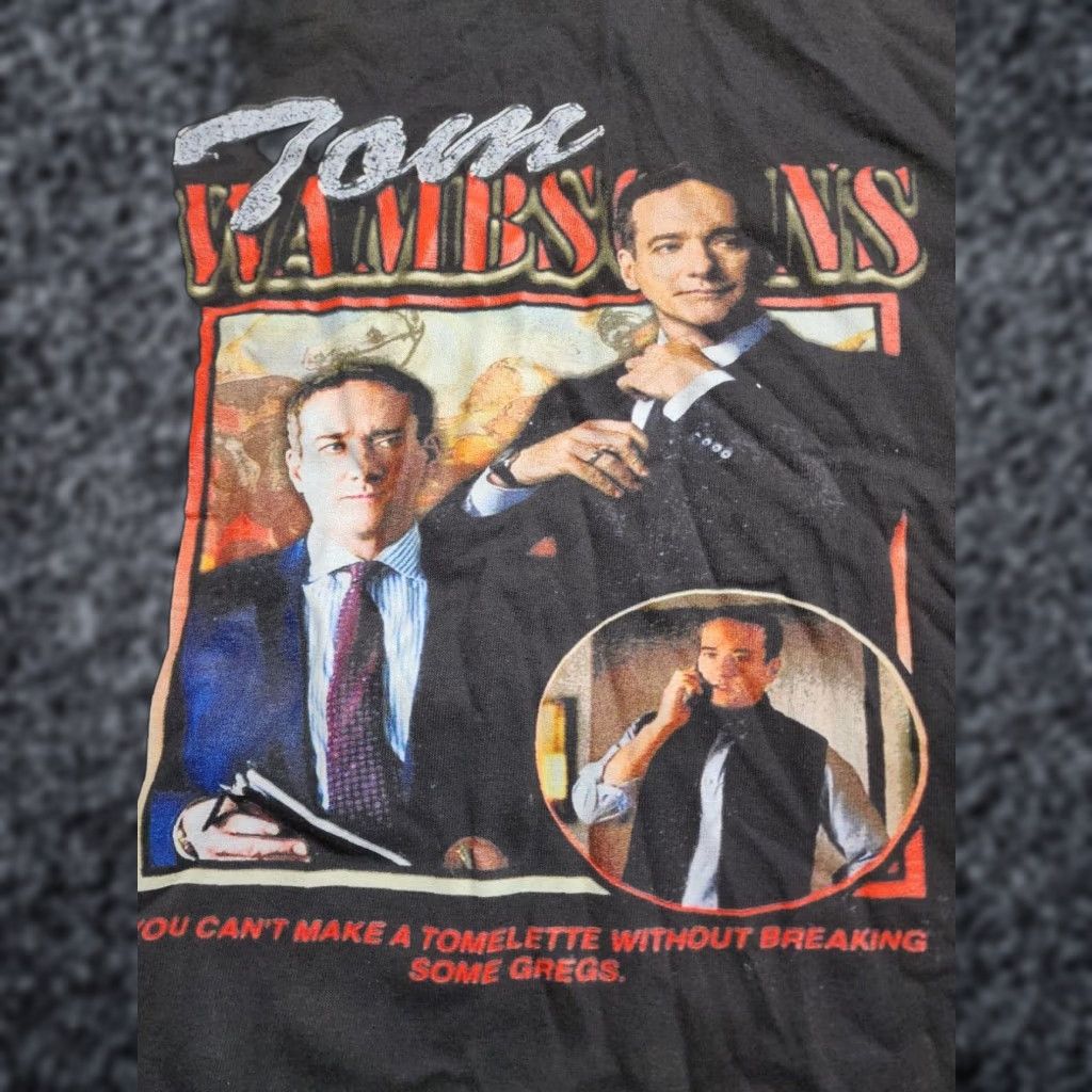 Vintage Tom Wambsgans Succession TV Show Black Short Sleeve T Shirt Mens XL Cotton Size US XL / EU 56 / 4 - 1 Thumbnail