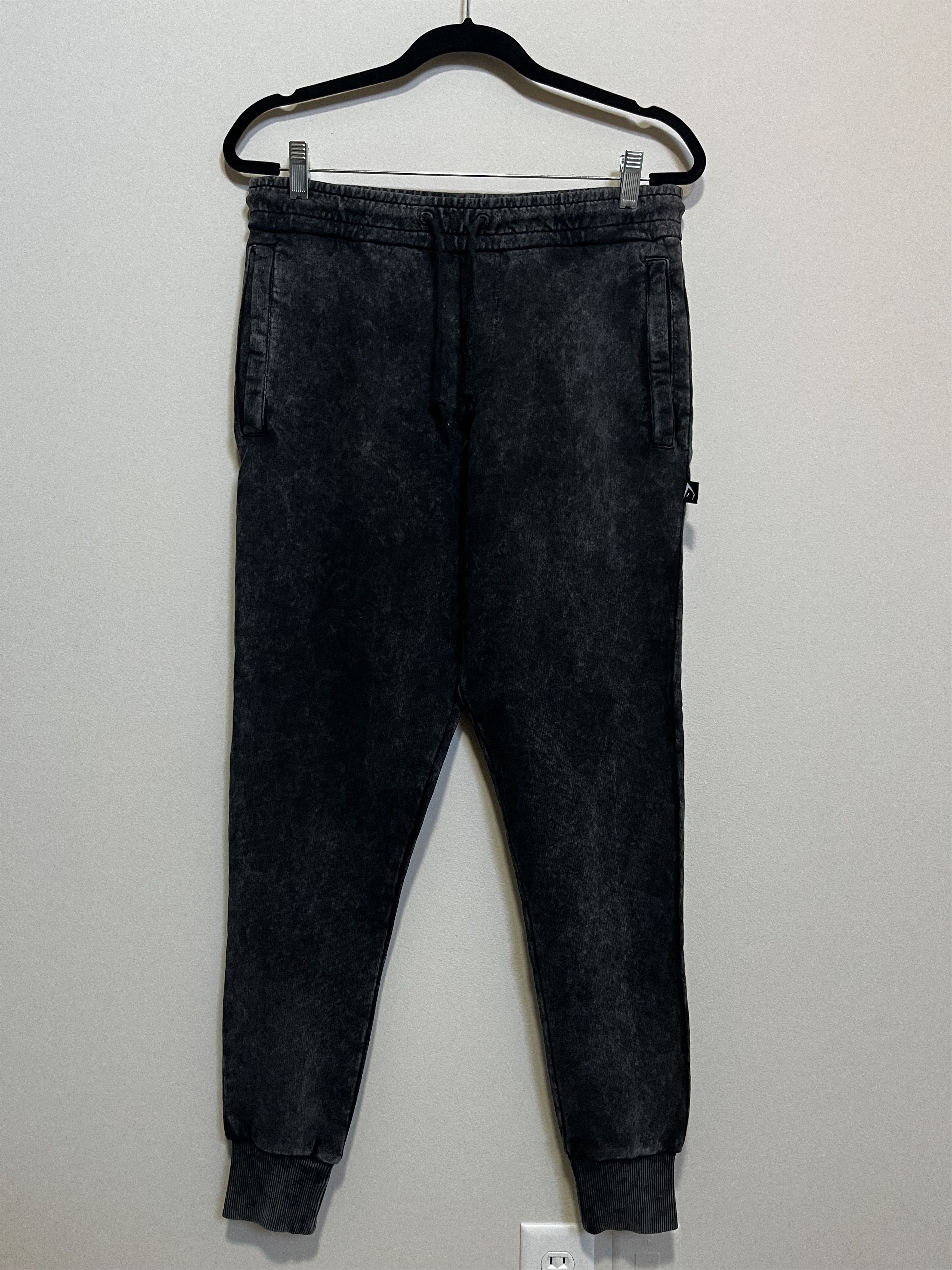 Gymshark Gymshark Acid Wash Joggers in Black (Size S) New With Tags Size US 30 / EU 46 - 1 Thumbnail