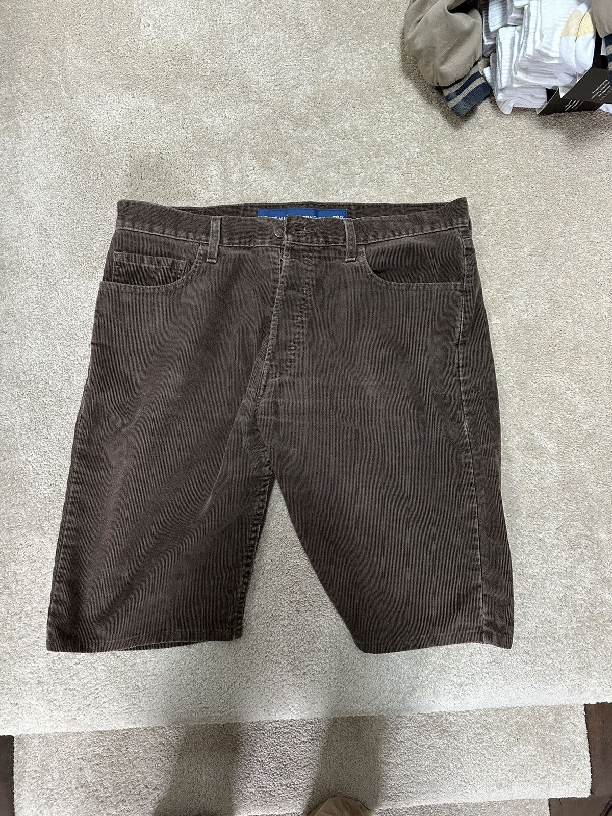 Levi's × Levi's Vintage Clothing × Vintage Vintage Levi’s 539 Corduroy White Tab shorts Size US 36 / EU 52 - 1 Thumbnail