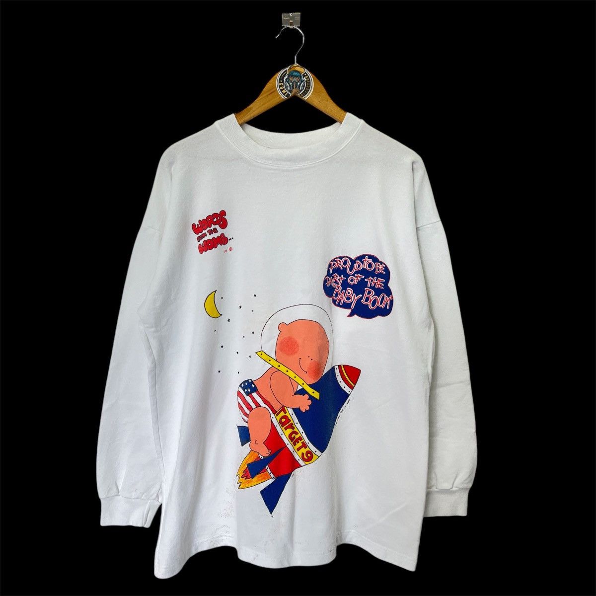 Vintage Vintage Words From The Womb Sweatshirt Size US XL / EU 56 / 4 - 1 Thumbnail