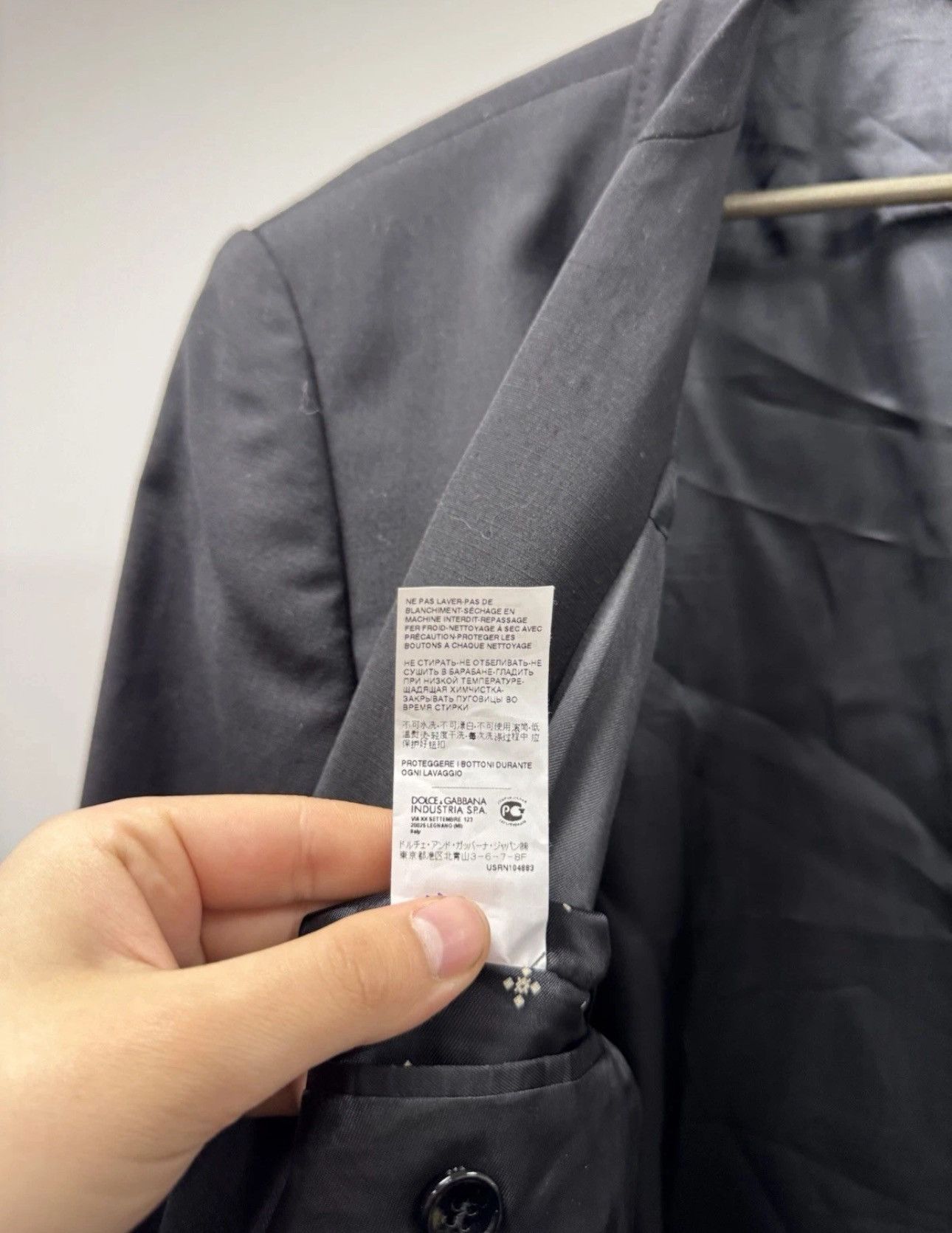 Designer × Dolce & Gabbana Dolce&Gabbana Brad Luxury Blazer Jacket Made in Italy Size 52R - 10 Thumbnail