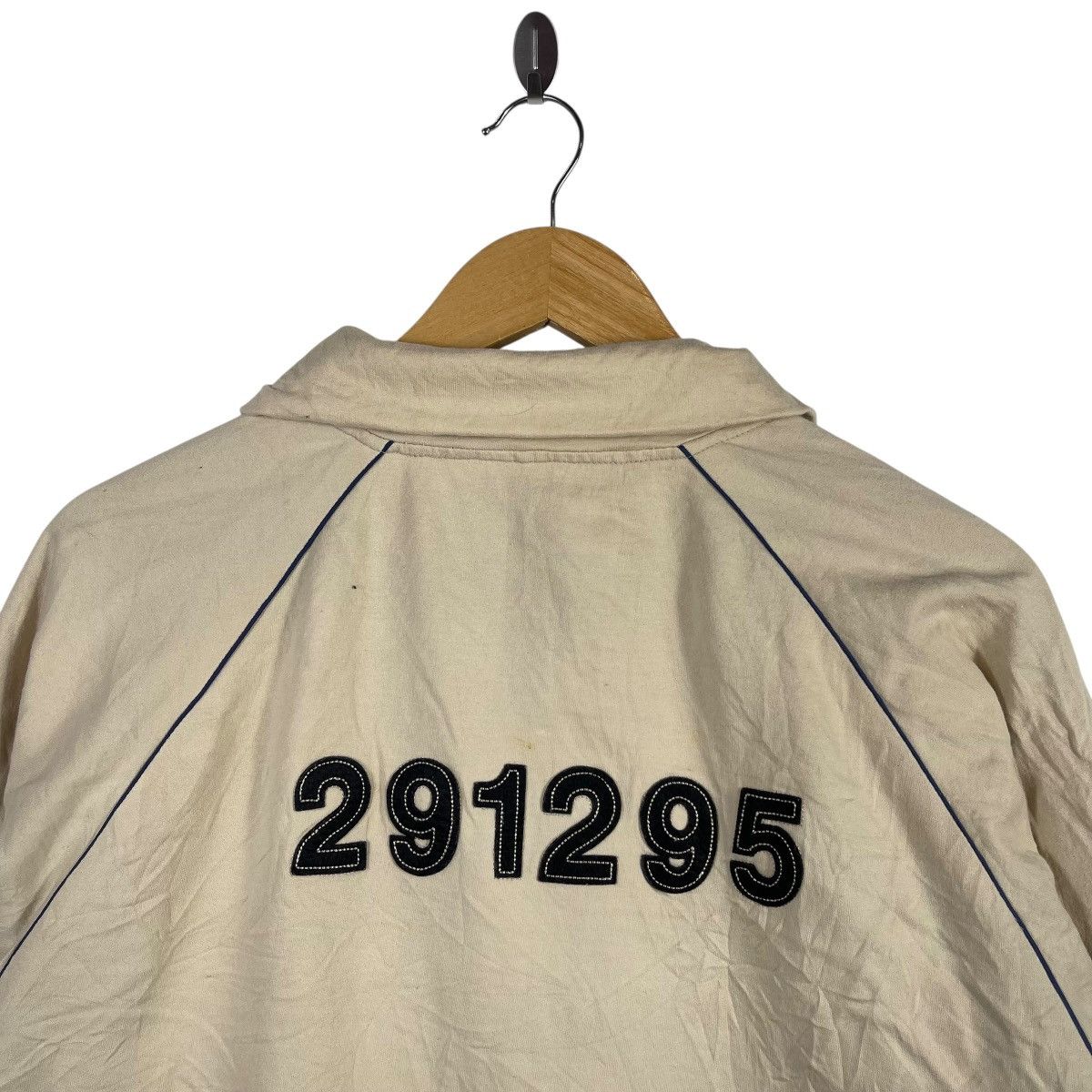 Vintage Vintage 291295 HOMME Surf Sound Craft Zip Jacket Beige Size US L / EU 52-54 / 3 - 6 Thumbnail