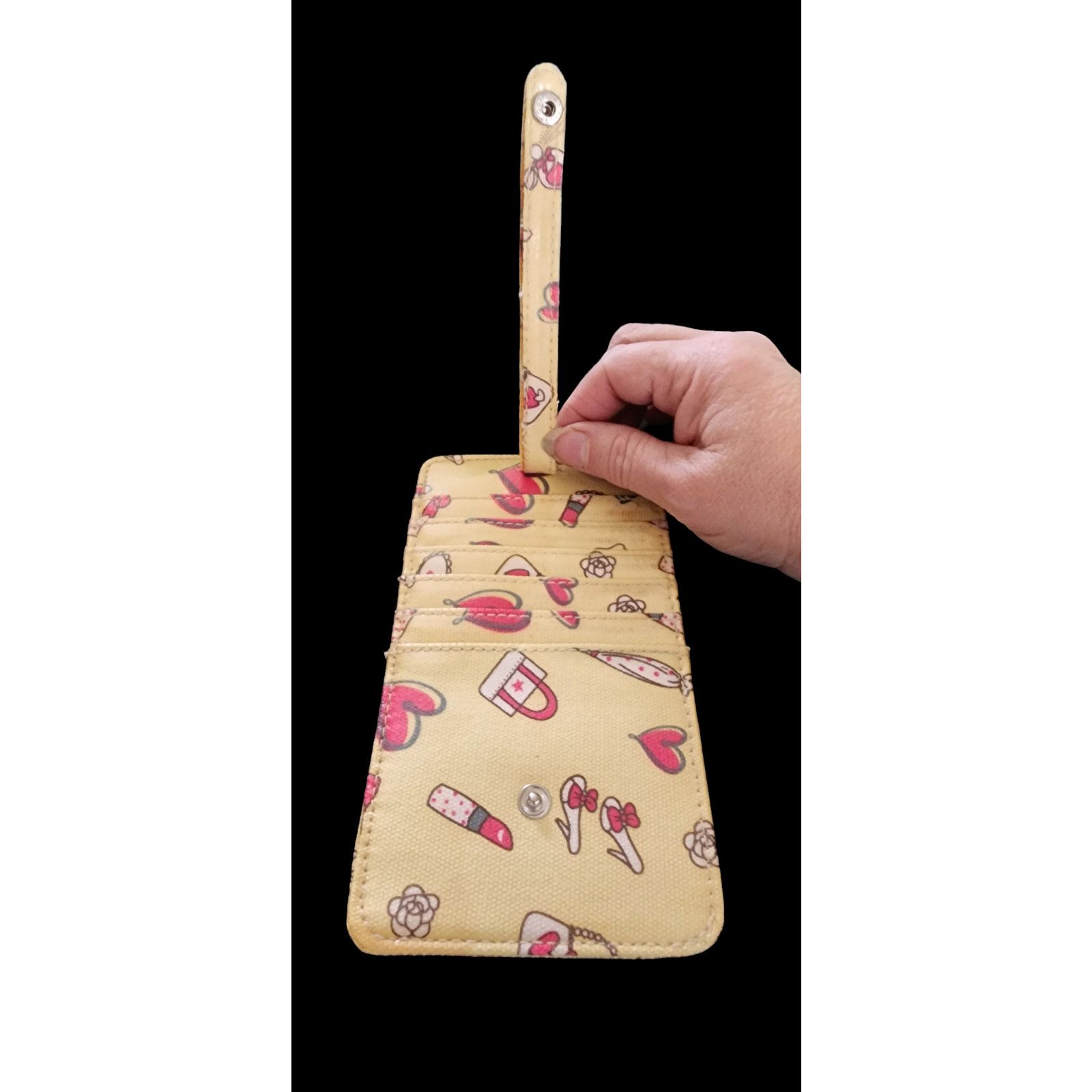 Other Super cute and fun card case wallet hearts heels lipstick Size ONE SIZE - 4 Thumbnail