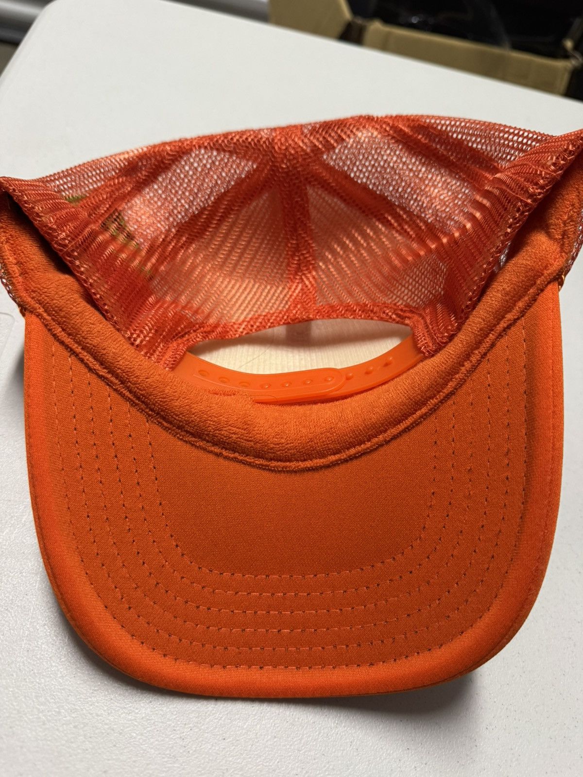 Virgil Abloh Virgil Abloh Orange FOS Trucker Hat Size ONE SIZE - 2 Thumbnail