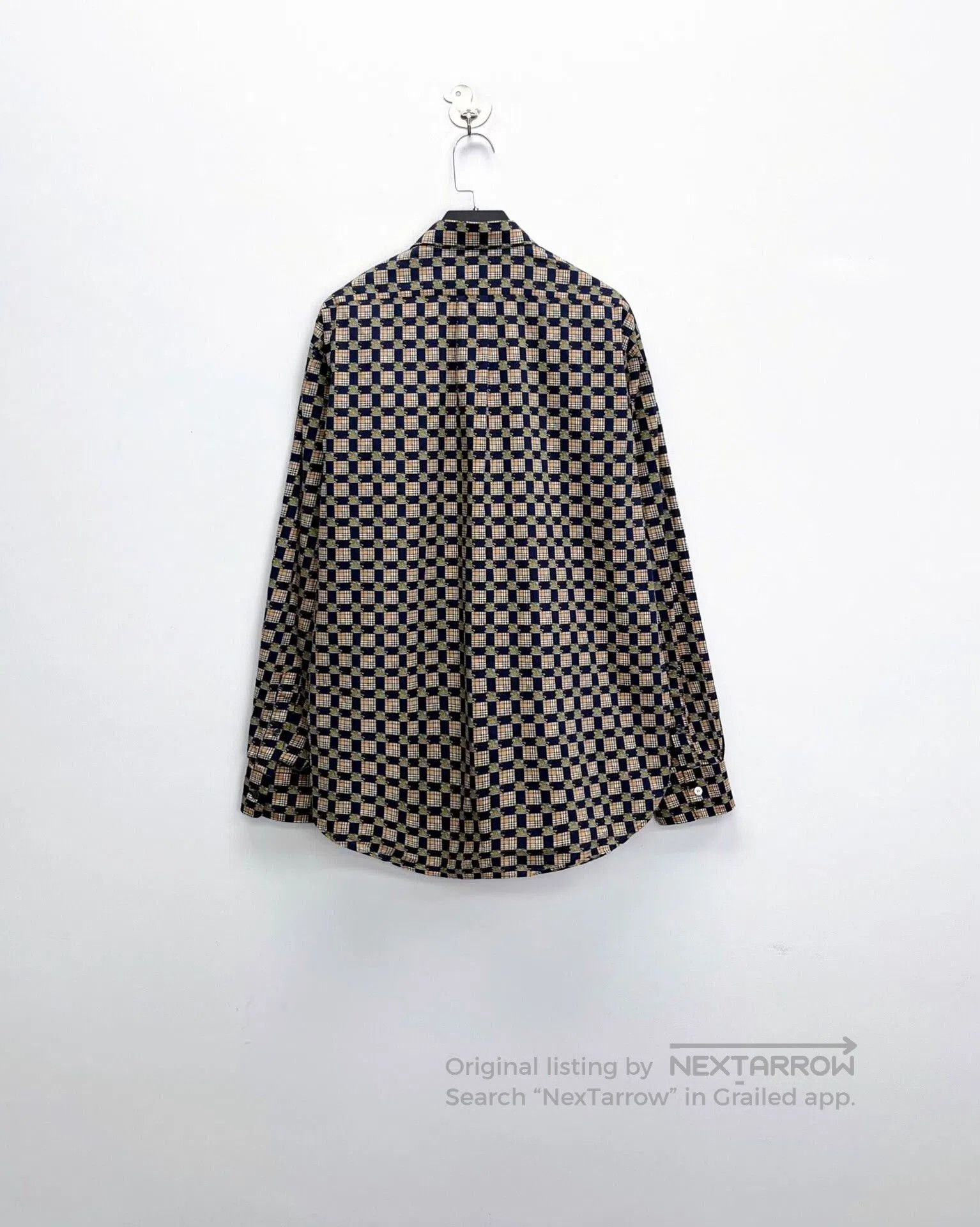 Burberry burberry check pattern long sleeve shirt jacket. Size US XL / EU 56 / 4 - 2 Thumbnail